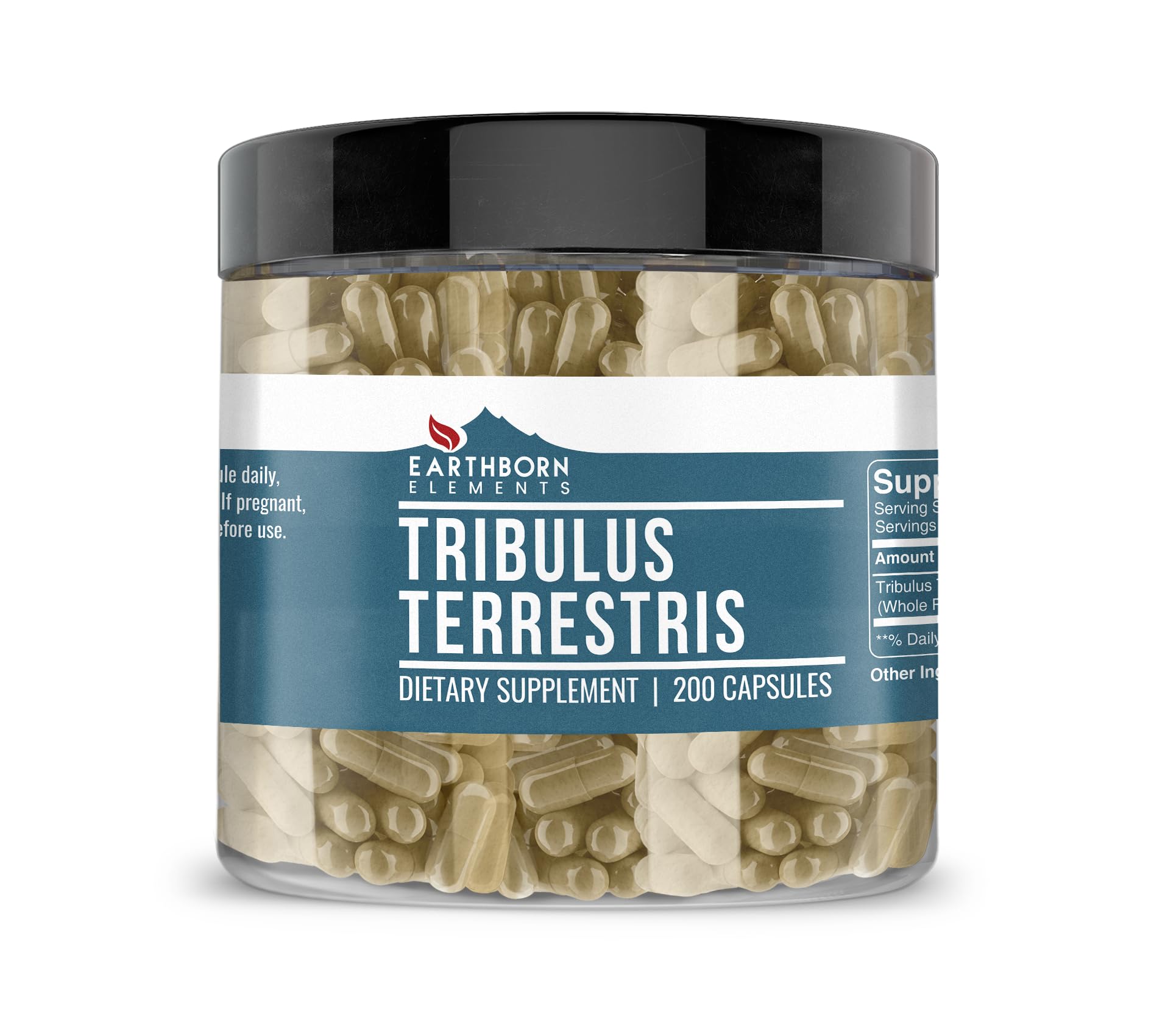 Earthborn Elements Tribulus Terrestris Capsules 200 Count
