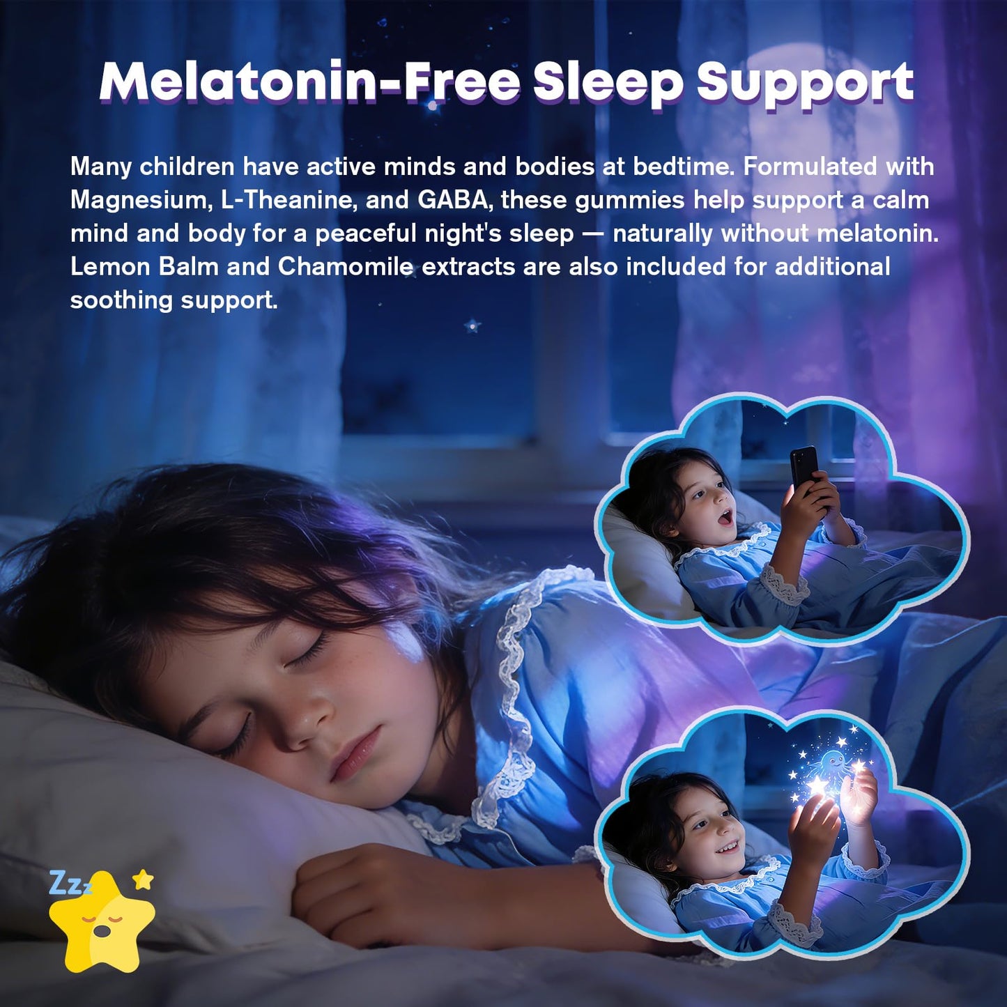 GORNVB Kids Sleep Gummies Gummy, 120 Gummies