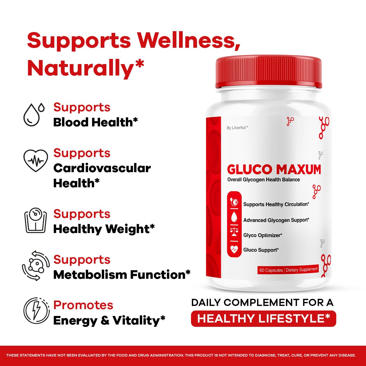 LIVORKA GlucoMaxum Capsules 300 Capsules