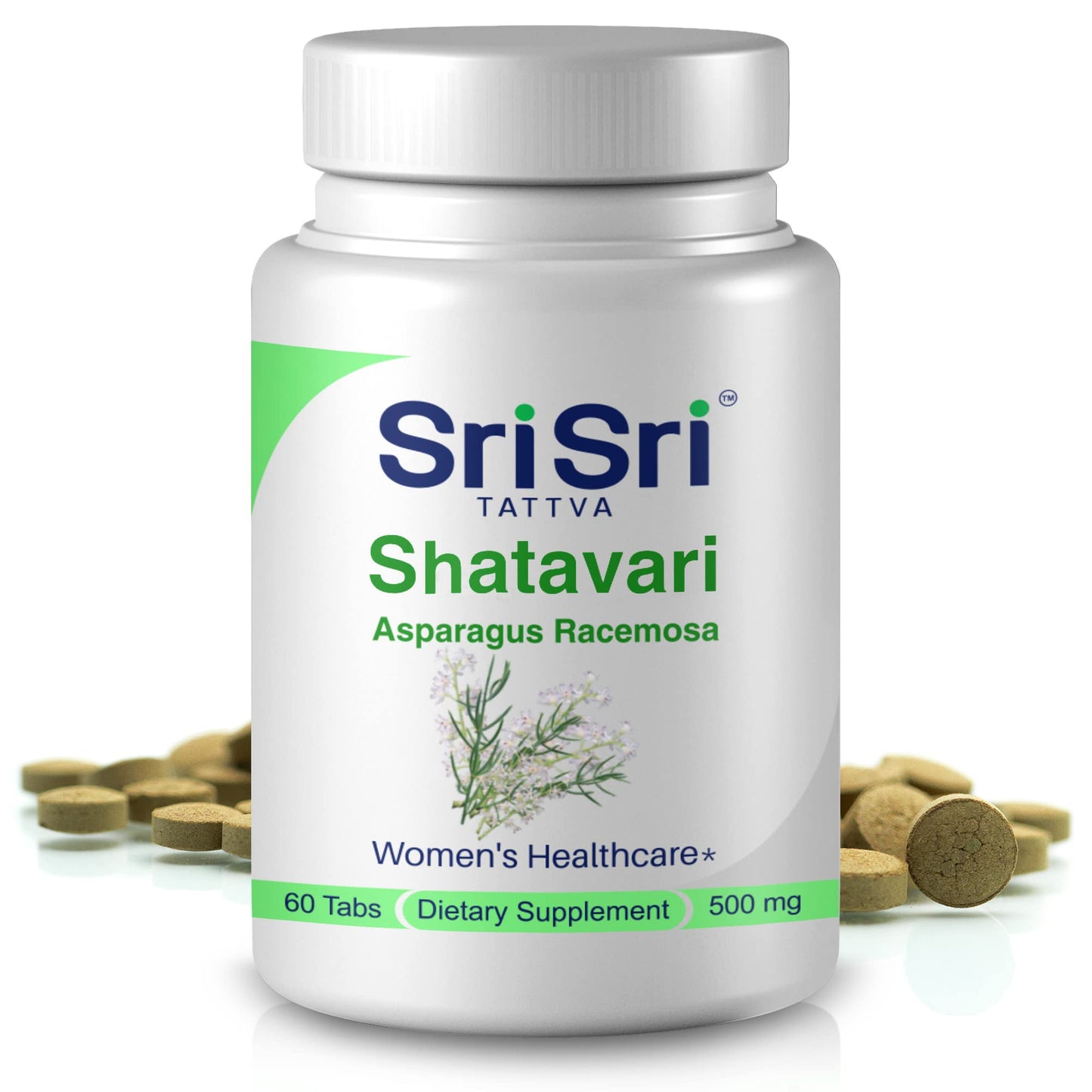 SRI SRI TATTVA Shatavari Tablets, 60 Tablets