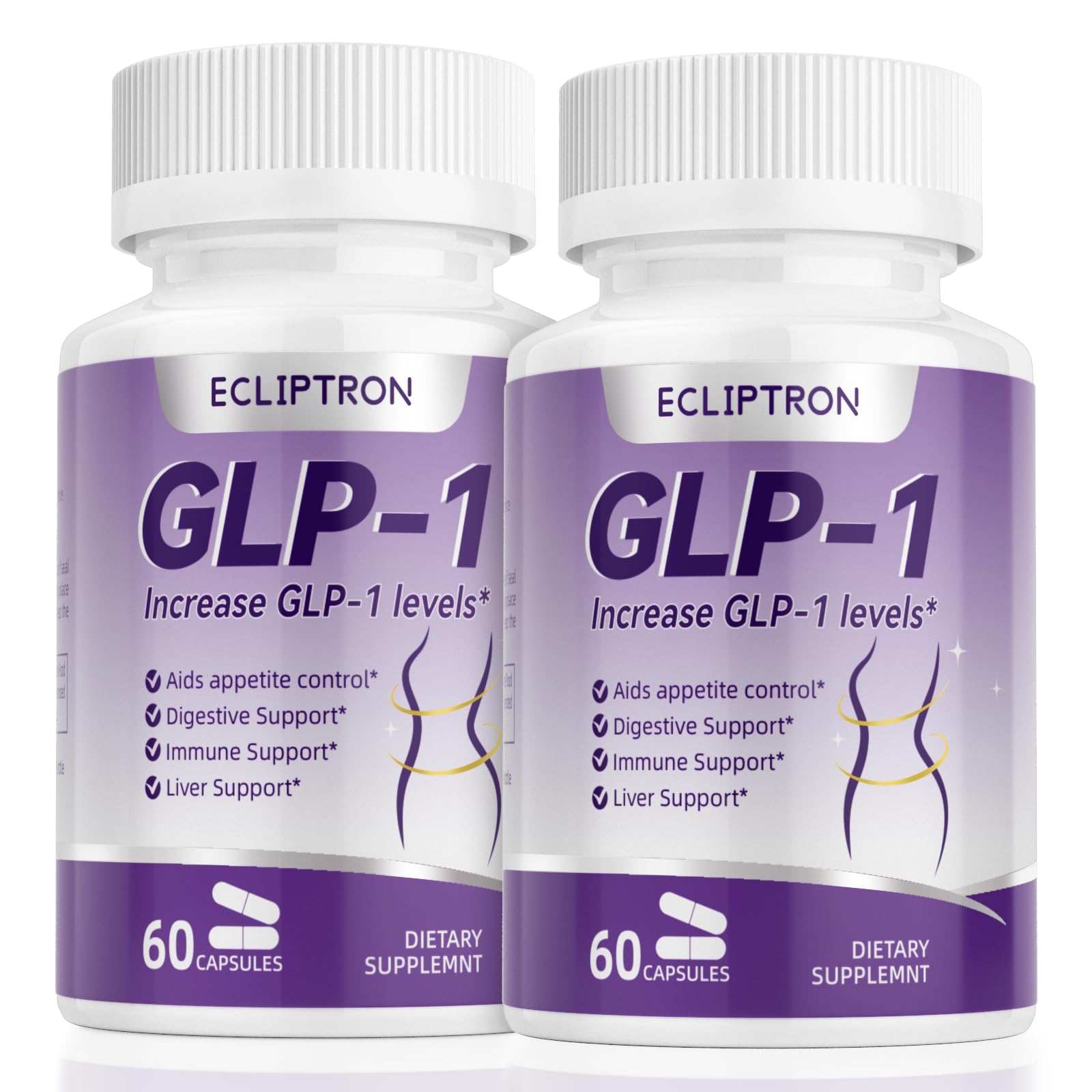 Ecliptron GLP-1 Supplement Capsules, 120 Count
