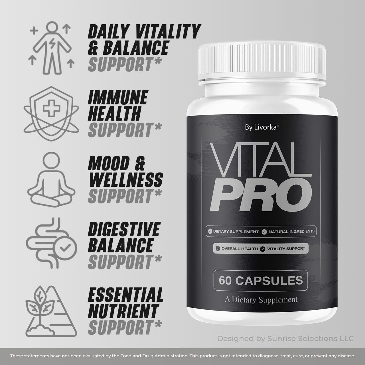 LIVORKA Vital Pro Capsules 120 Capsules