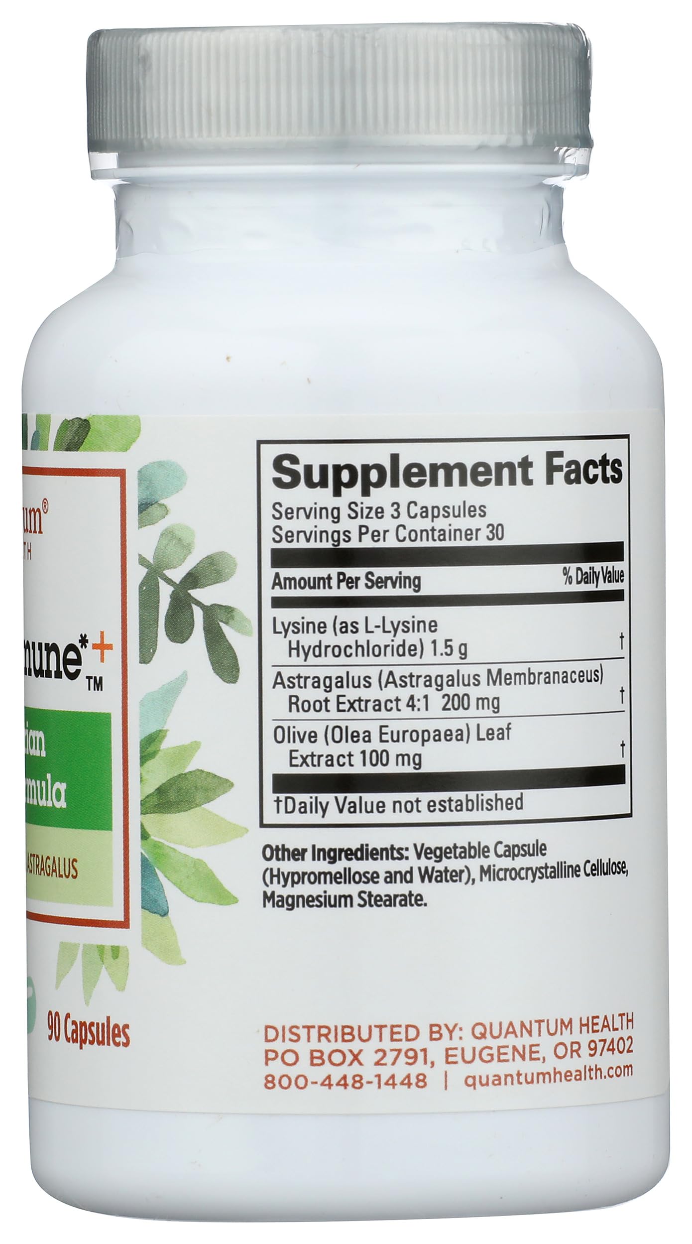 Quantum Health Super Lysine Plus Super Immune Capsules, 90 Count