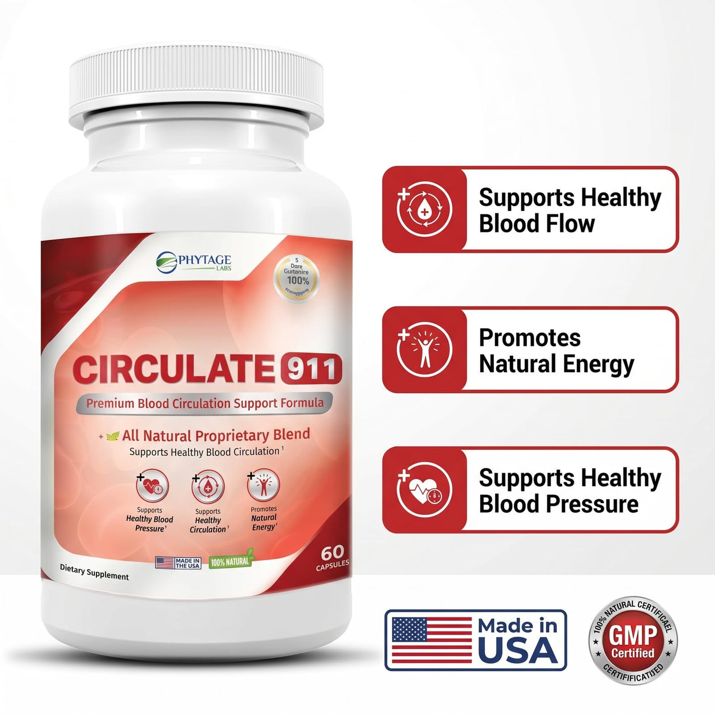 Phytage Labs Circulate 911 60 Capsules