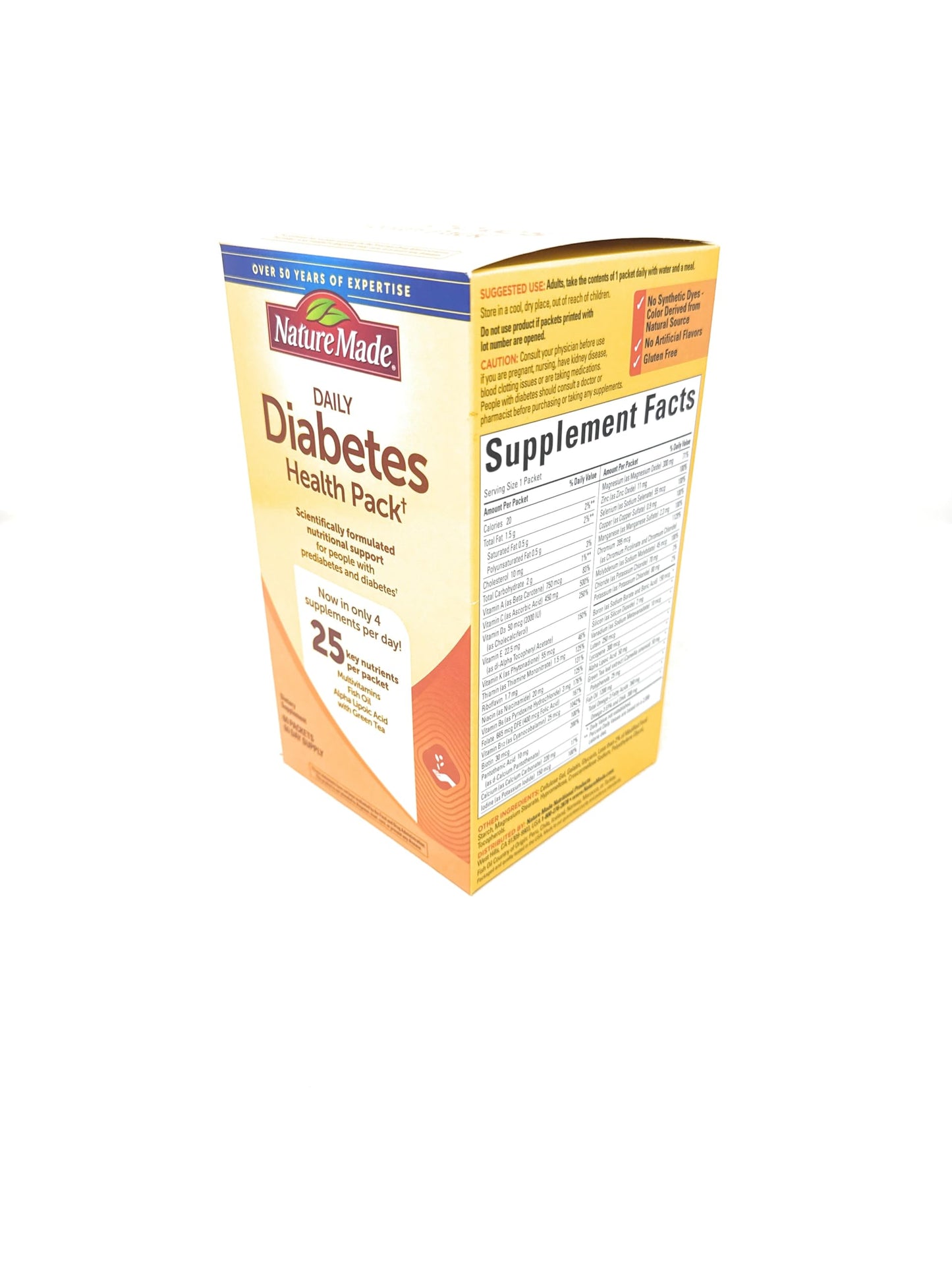 Nature Made Daily Diabetes Health Pack 60 Capsules