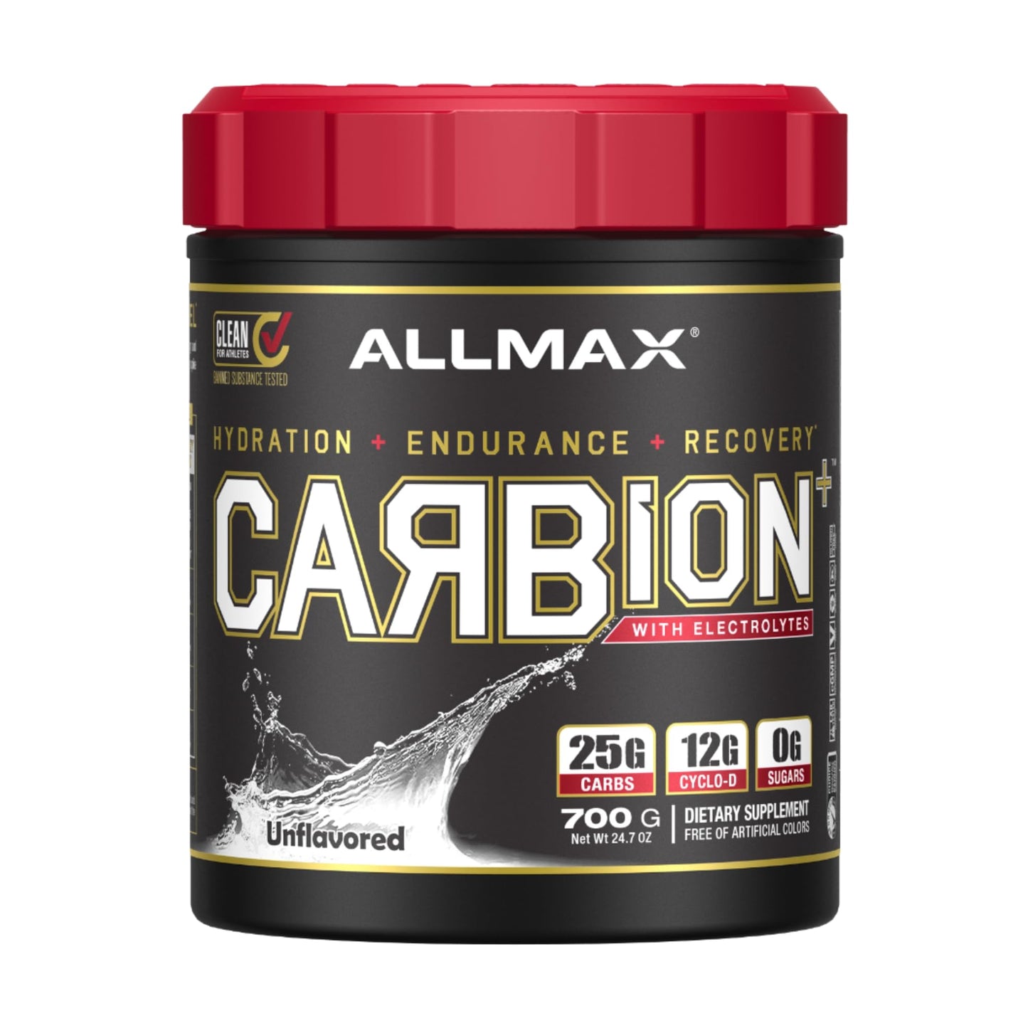 ALLMAX CARBION+ Unflavored Powder 29.6 Servings