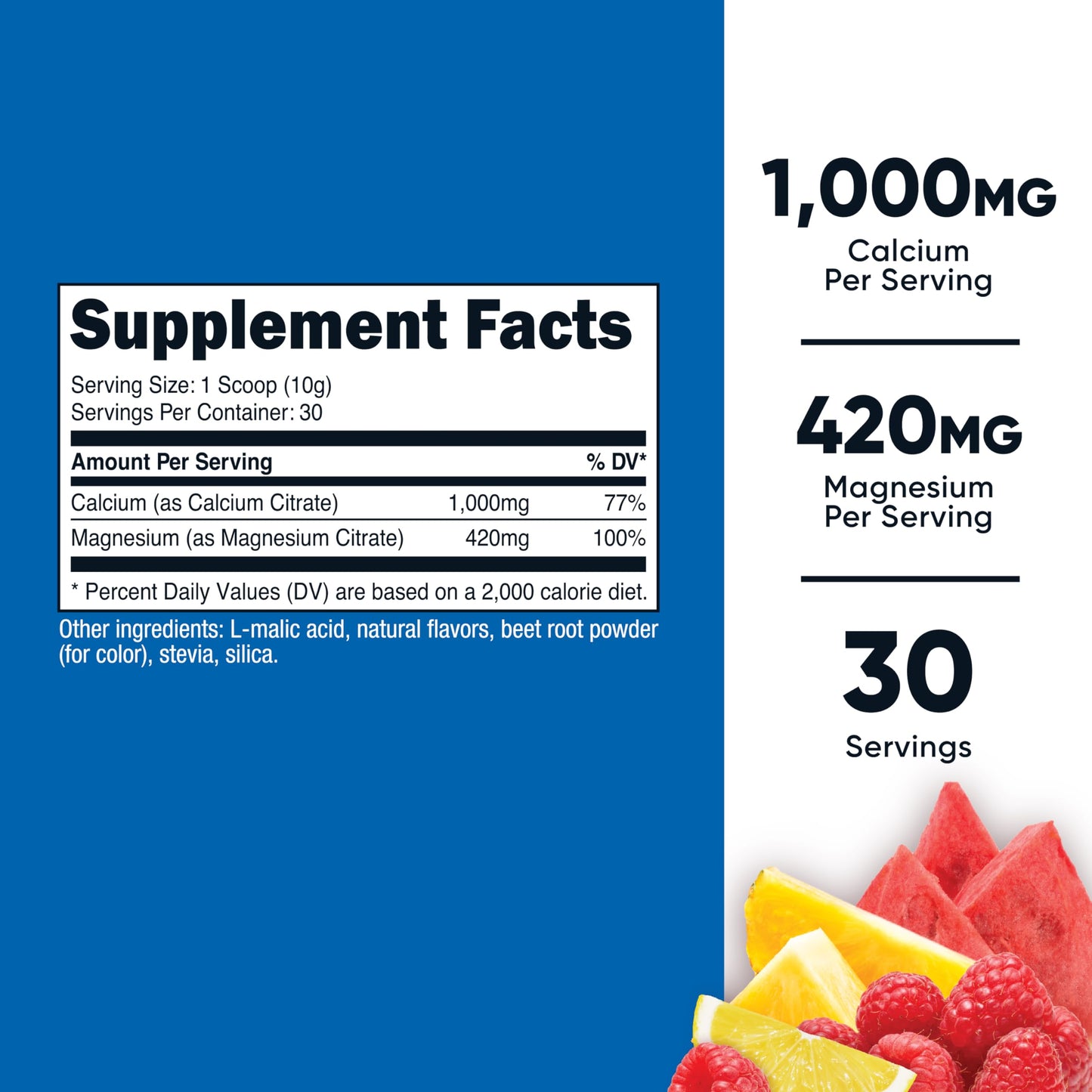Nutricost Calcium Magnesium Powder 10.8 oz