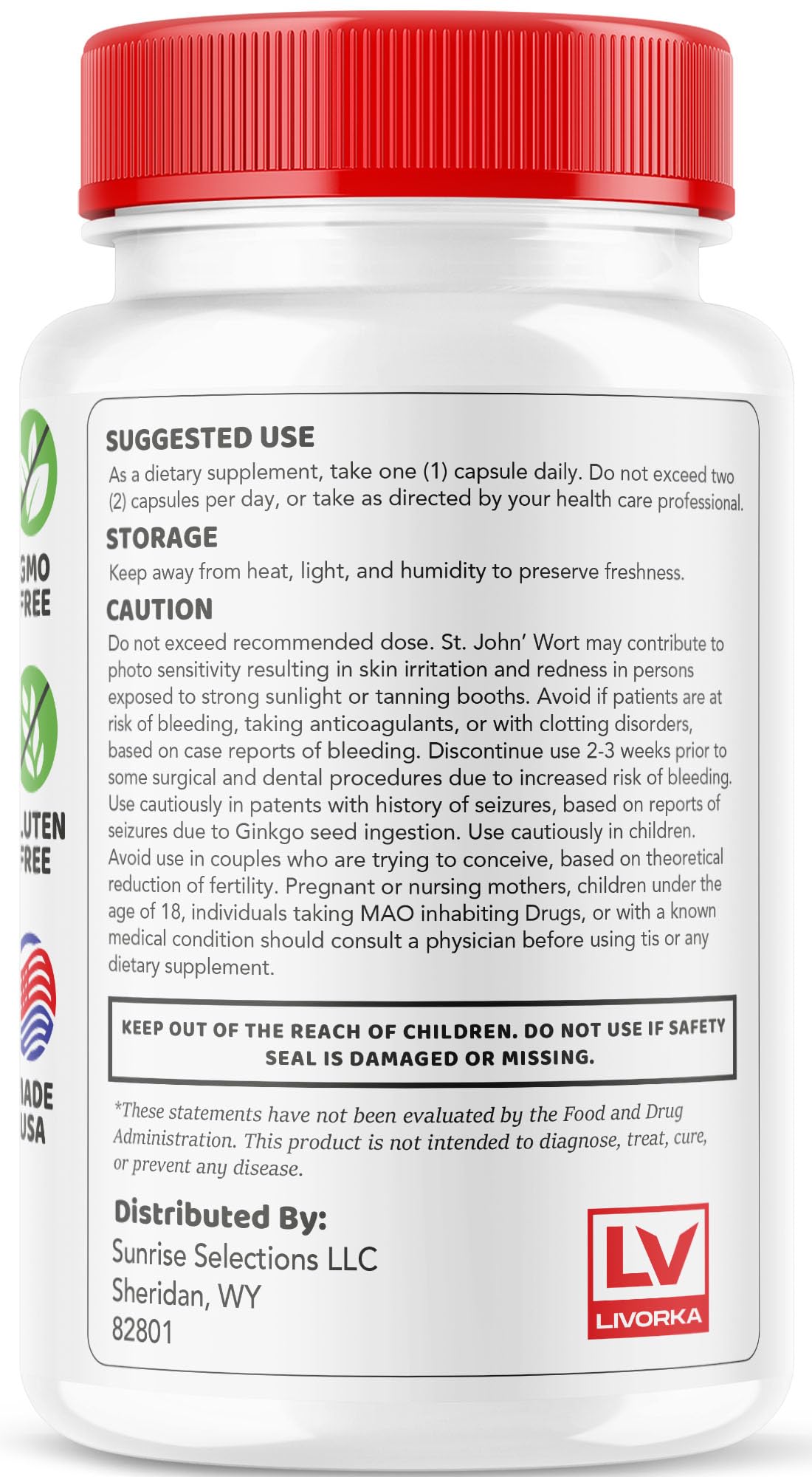 LIVORKA Lifeline 365 Blood Support Capsules, 30 Capsules