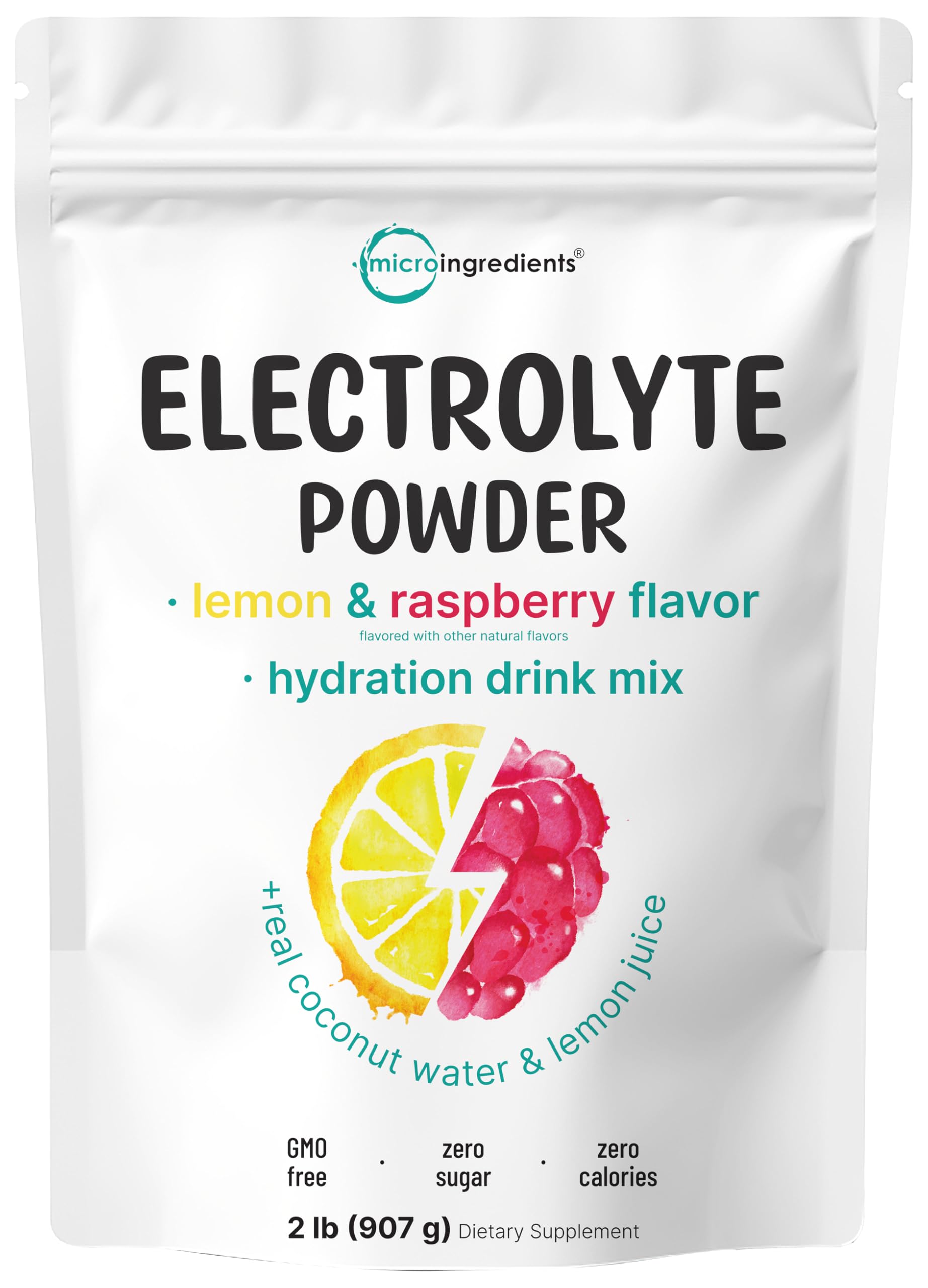 Micro Ingredients Electrolytes Powder, 32 Ounce