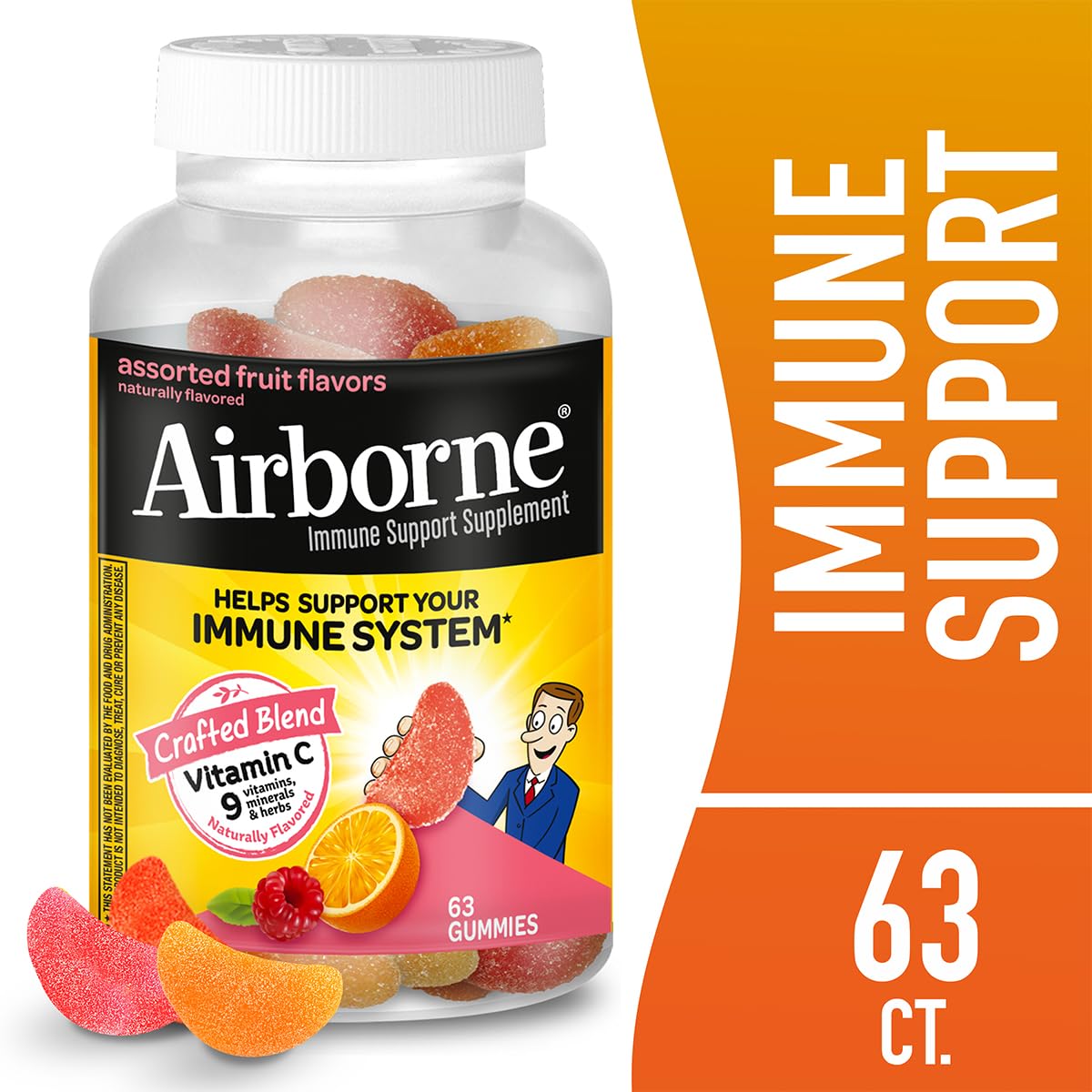 Airborne Vitamin C Gummies 750mg - 126 Gummies