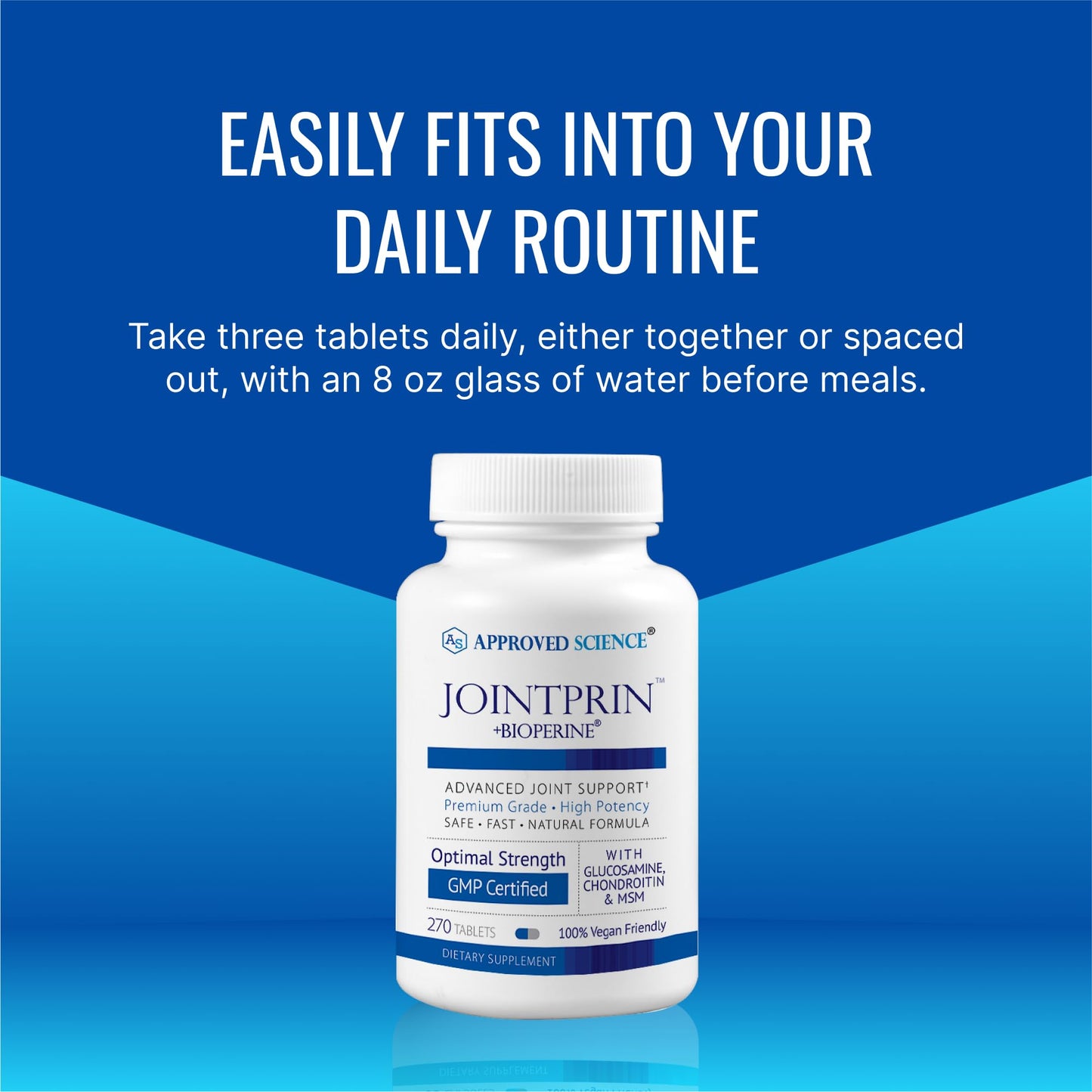Approved Science Jointprin Joint Support Supplement 270 Tablets