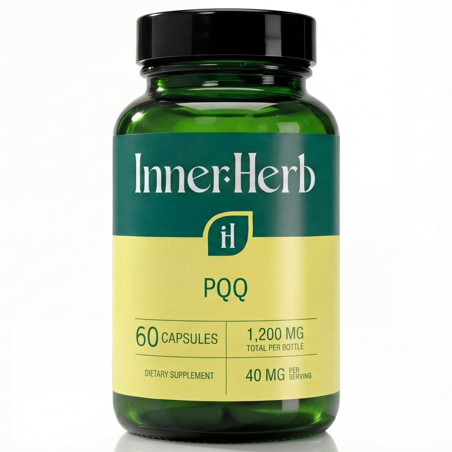 InnerHerb PQQ Supplement 20mg Pyrroloquinoline Quinone, 60 Veggie Capsules