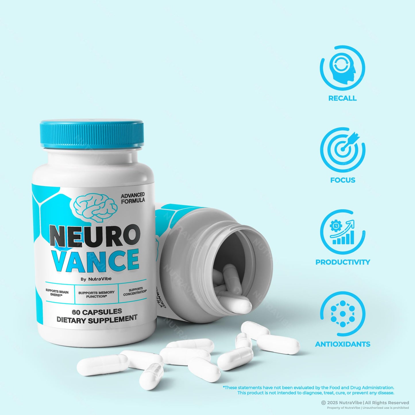 NutraVibe Neuro Vance Capsules 180 Capsules