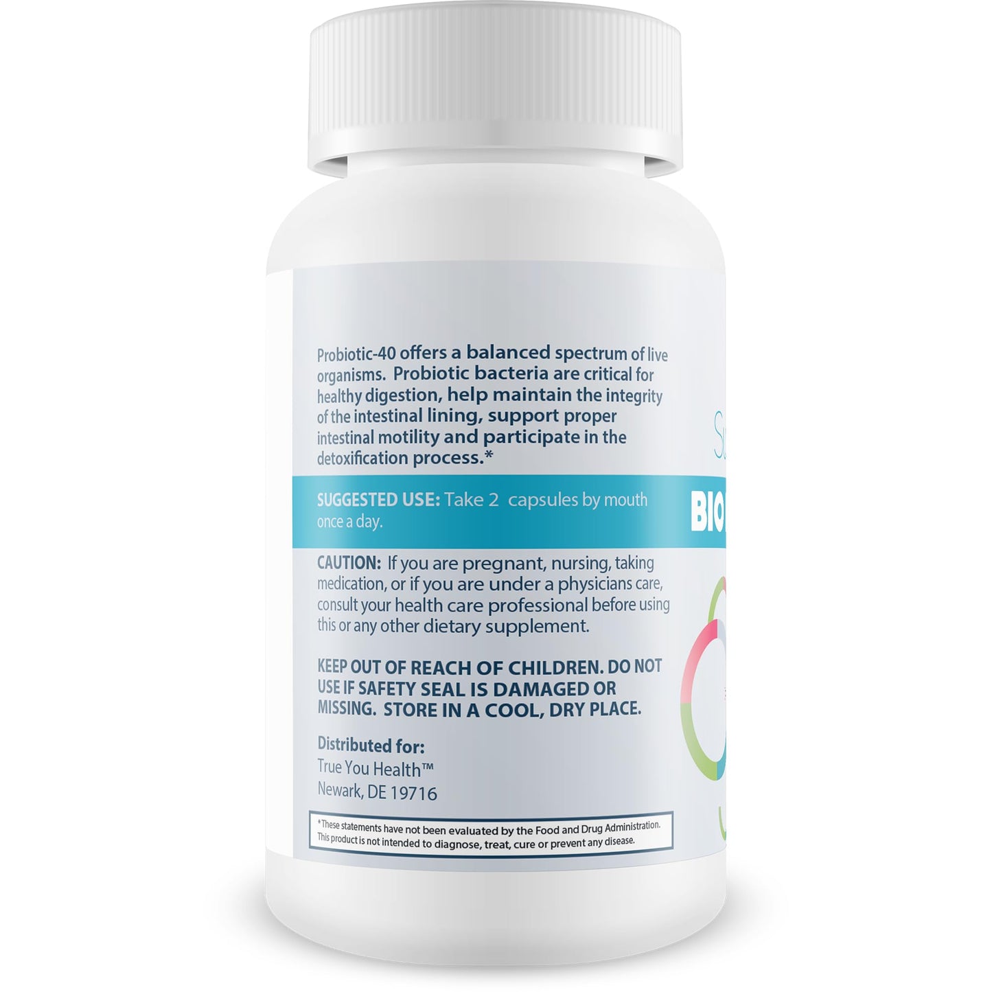 True You Health Sugar Bump Bio Probiotic Capsule 1 Count