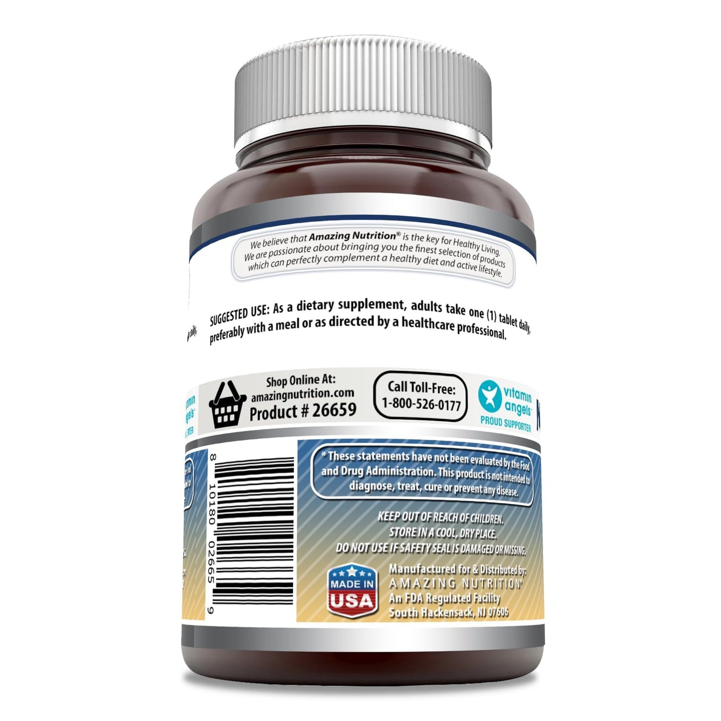 Amazing Nutrition Magnesium Citrate Tablet 1 Count