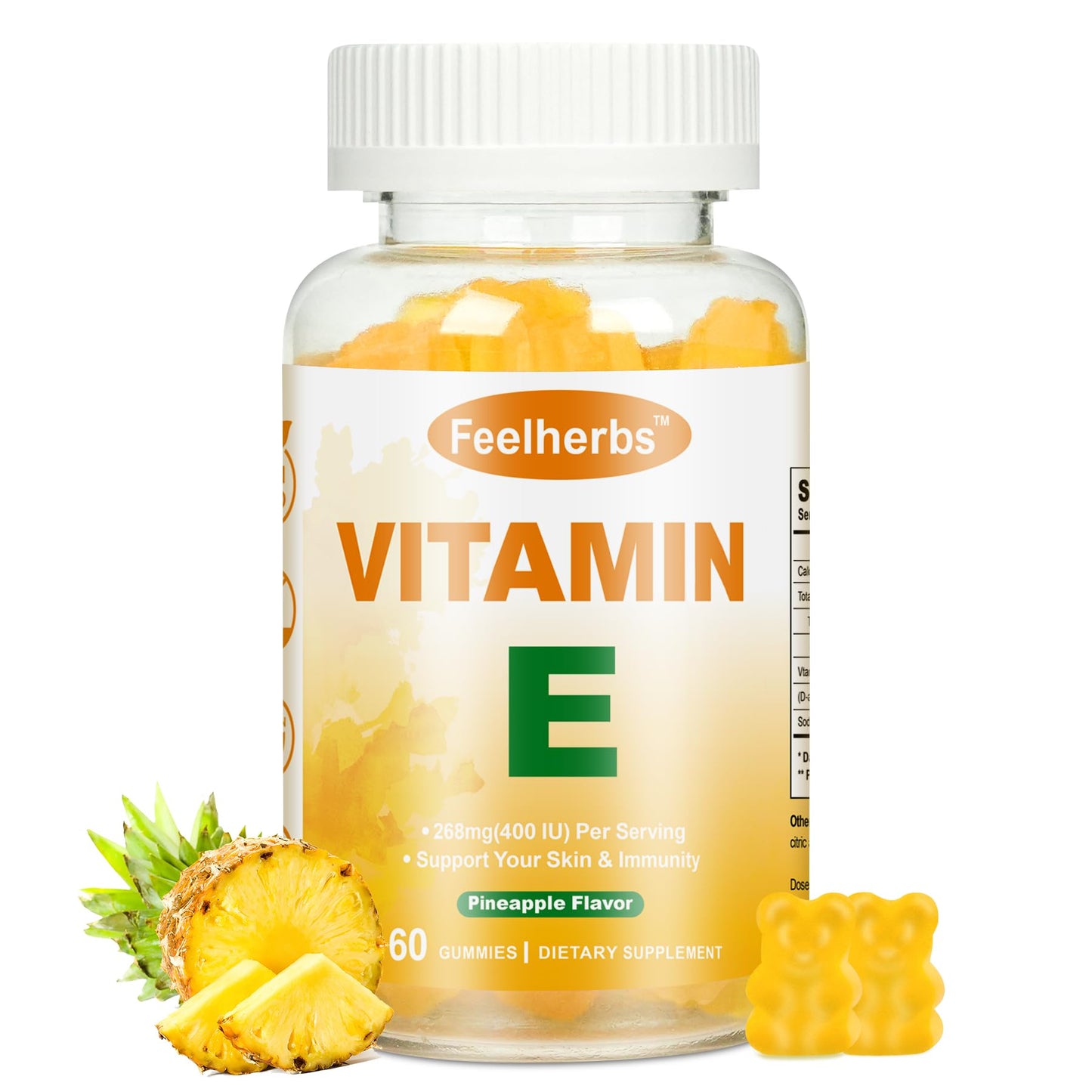 Feelherbs Vitamin E Gummies, 60 Gummies