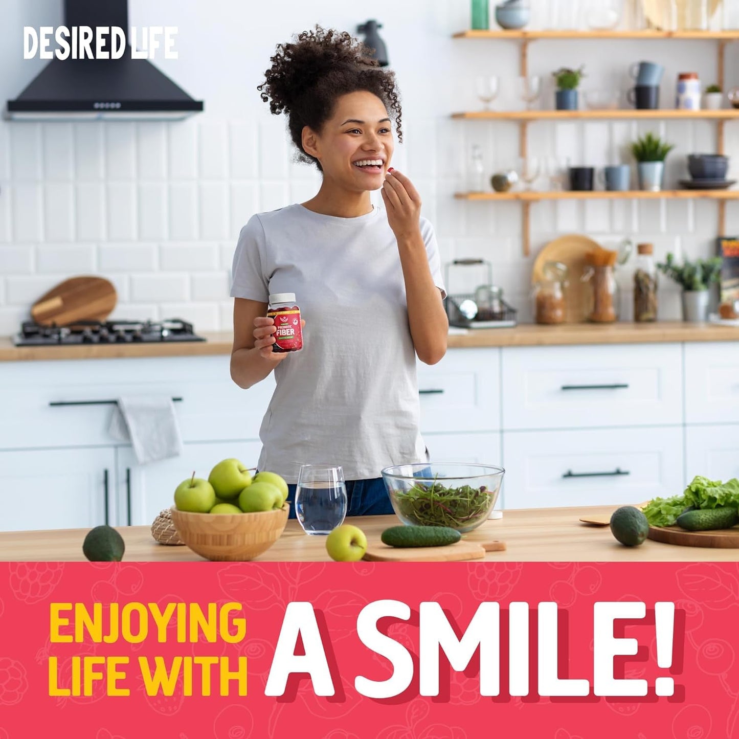 Desired Life Prebiotic Fiber Gummies 120 Gummies