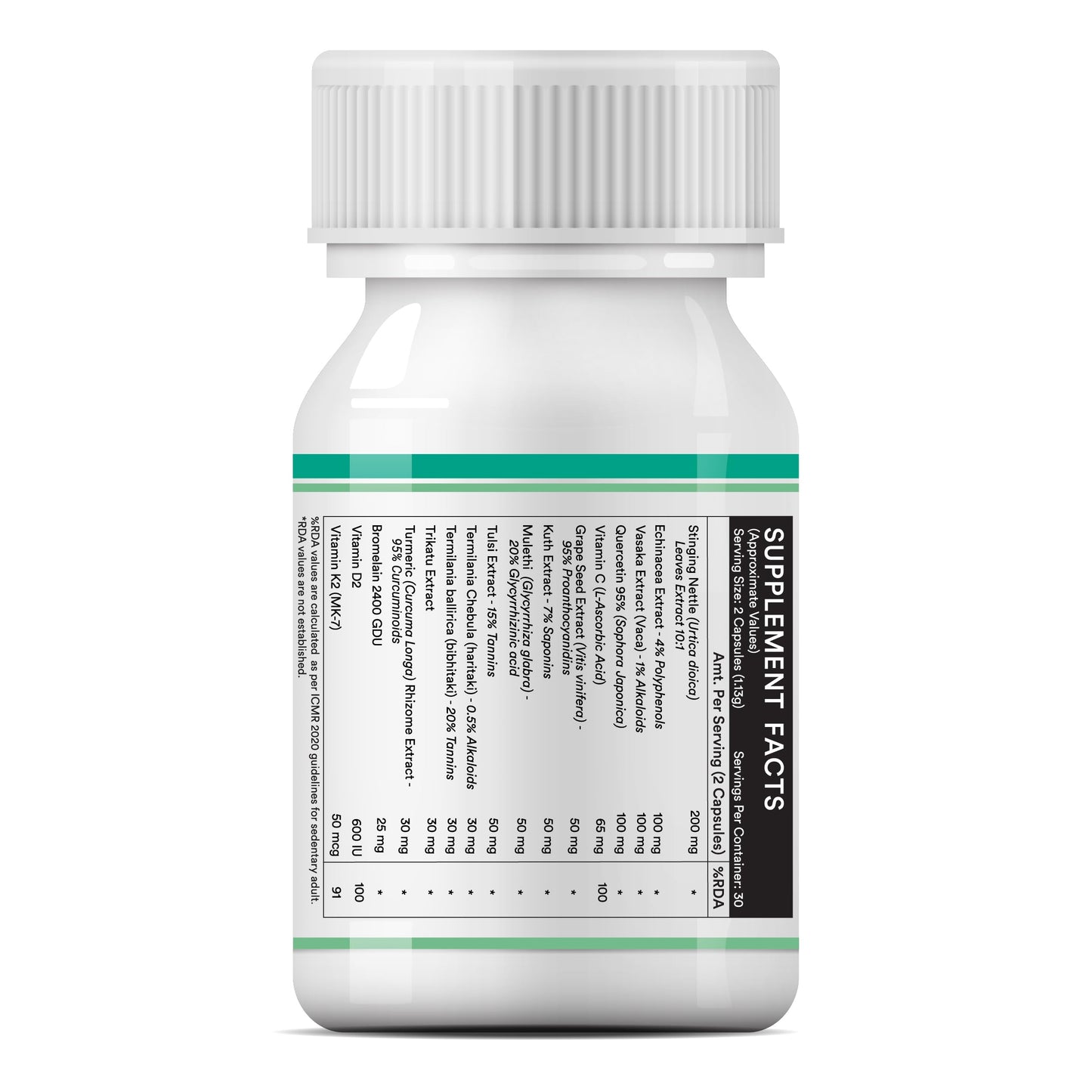 INLIFE Lung Detox for Smokers, 60 Capsules
