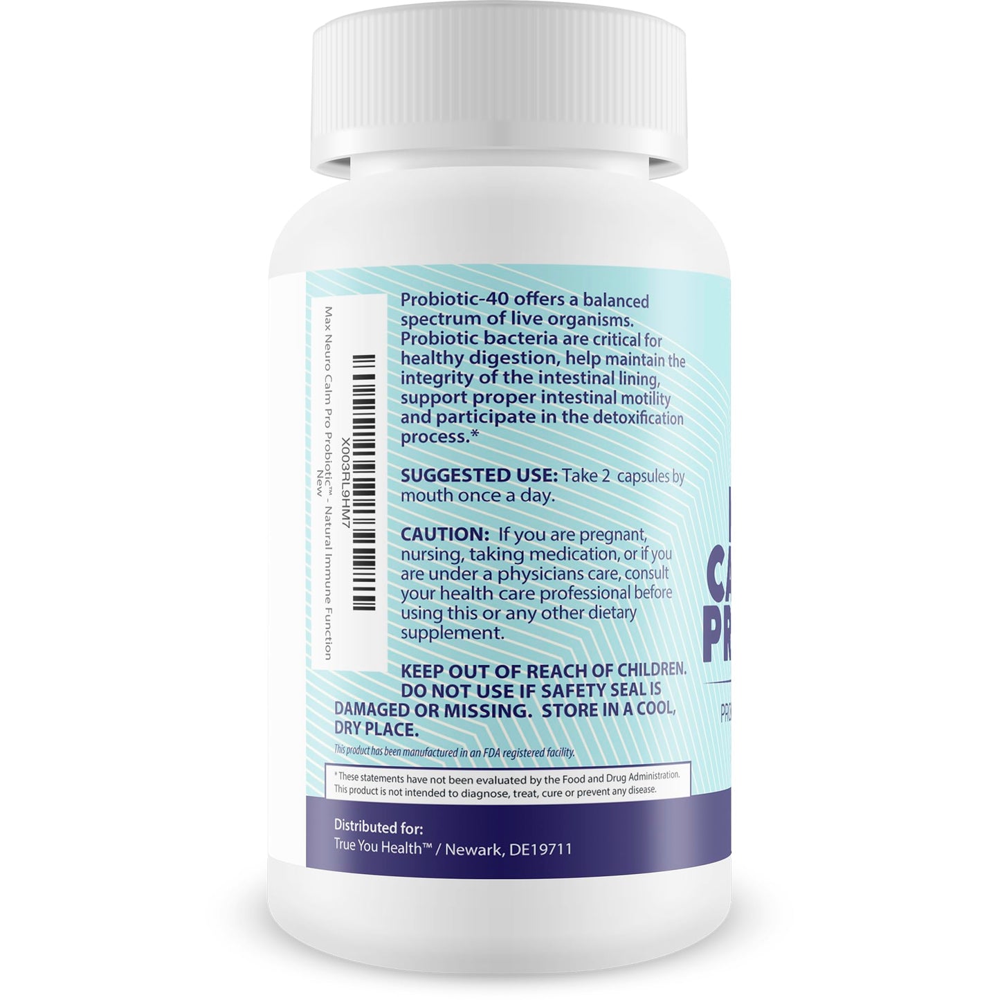 Generic Max Neuro Calm Pro Probiotic Capsule, 1 Count