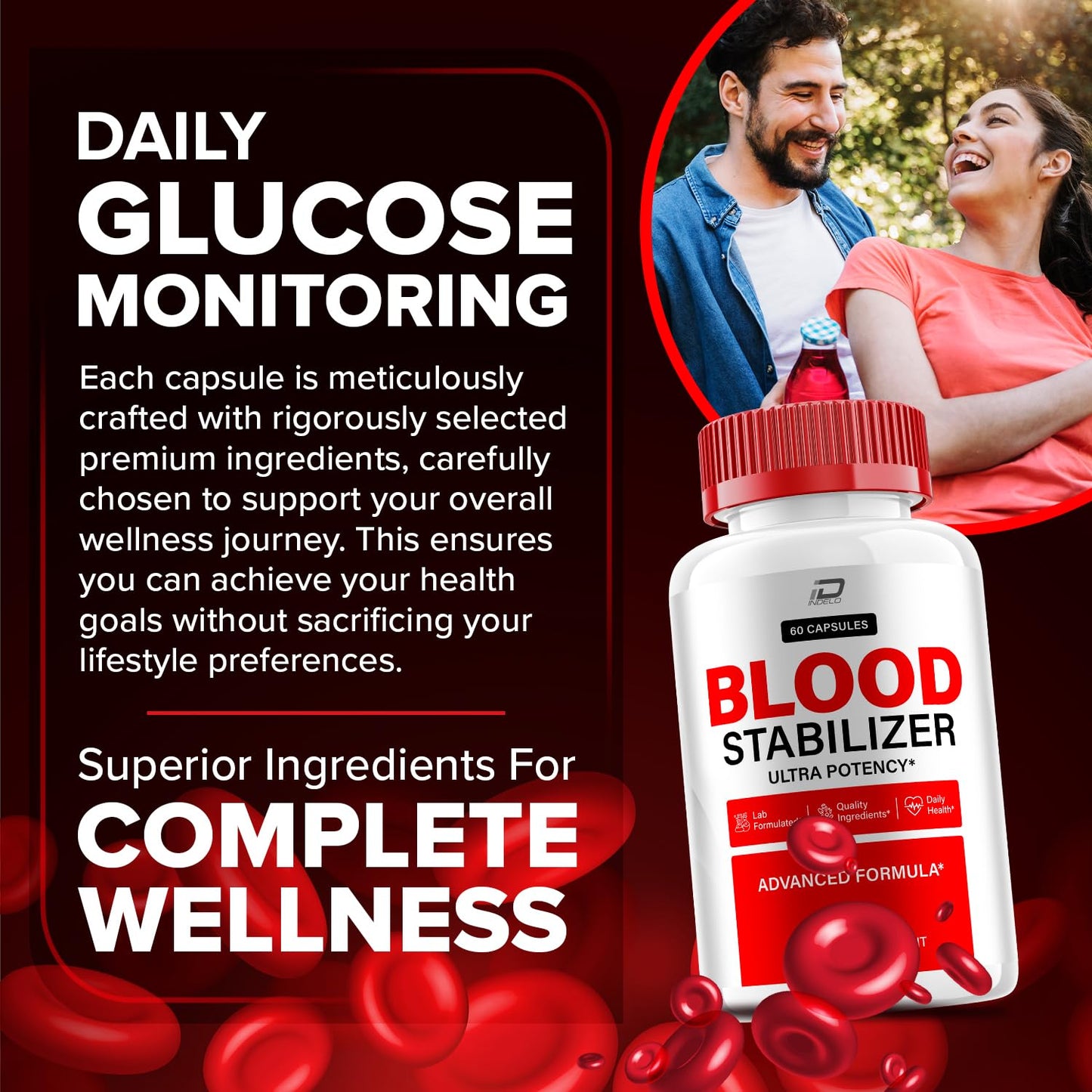 Indelo Blood Stabilizer Capsule 60 Count