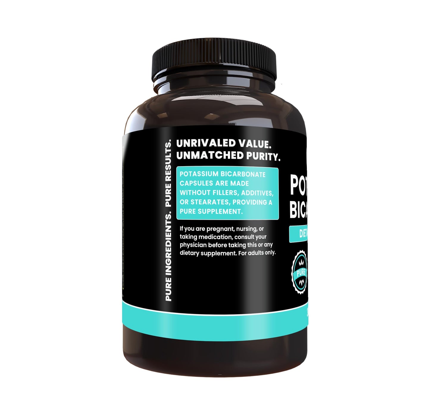 Pure Original Ingredients Potassium Bicarbonate 365 Capsules