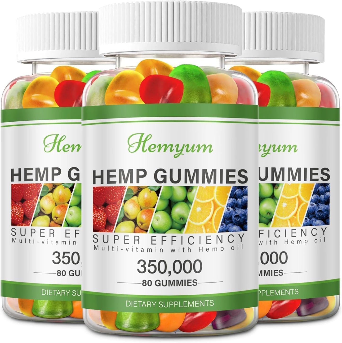 Hemyum Hemp Gummies 160 Gummies