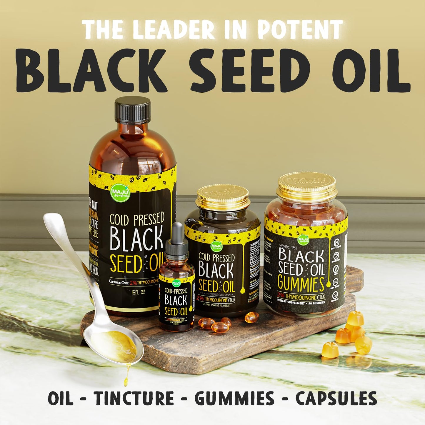 Maju Superfoods Black Seed Oil Capsules