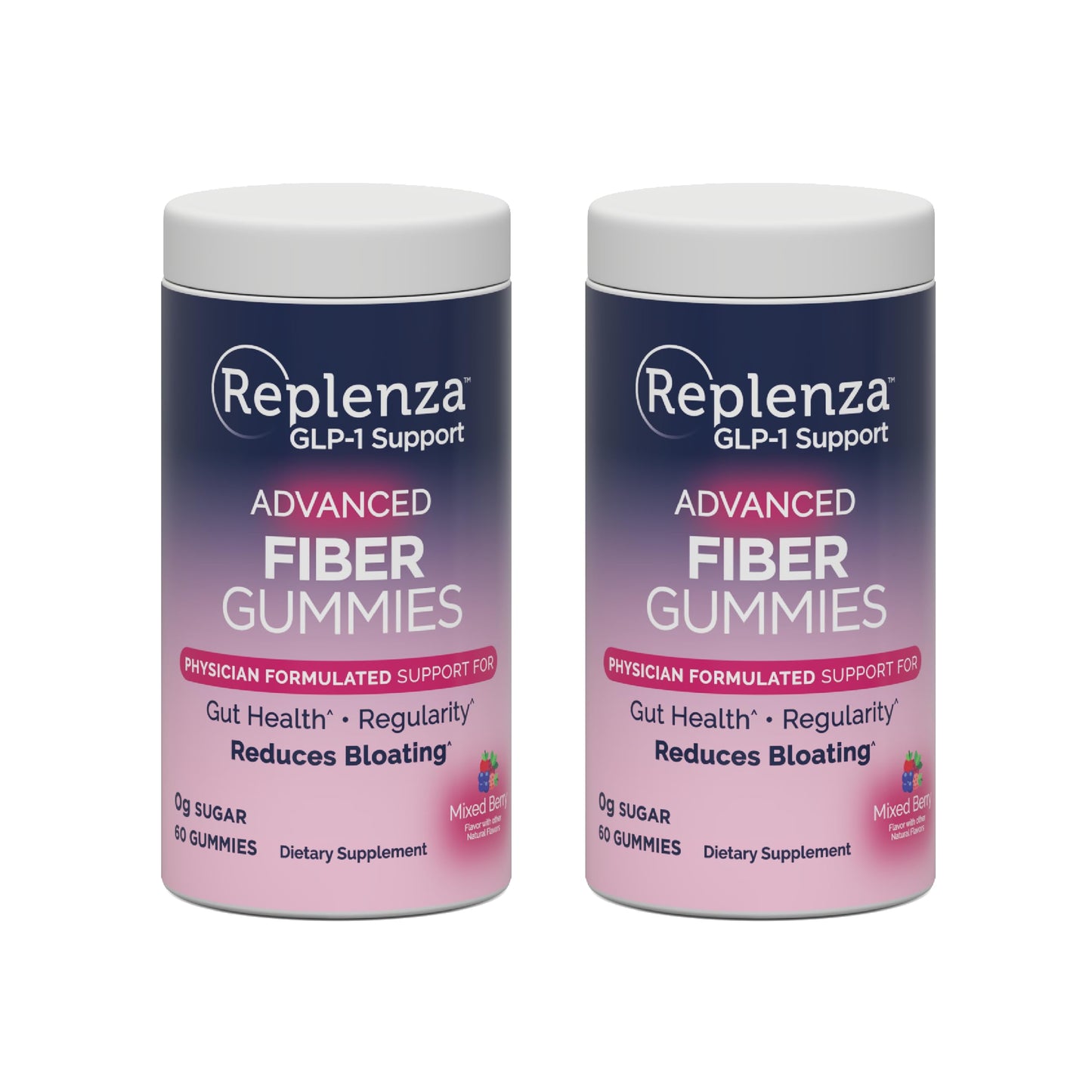 Replenza GLP-1 Support Fiber Gummies, Gummy, 60-Count