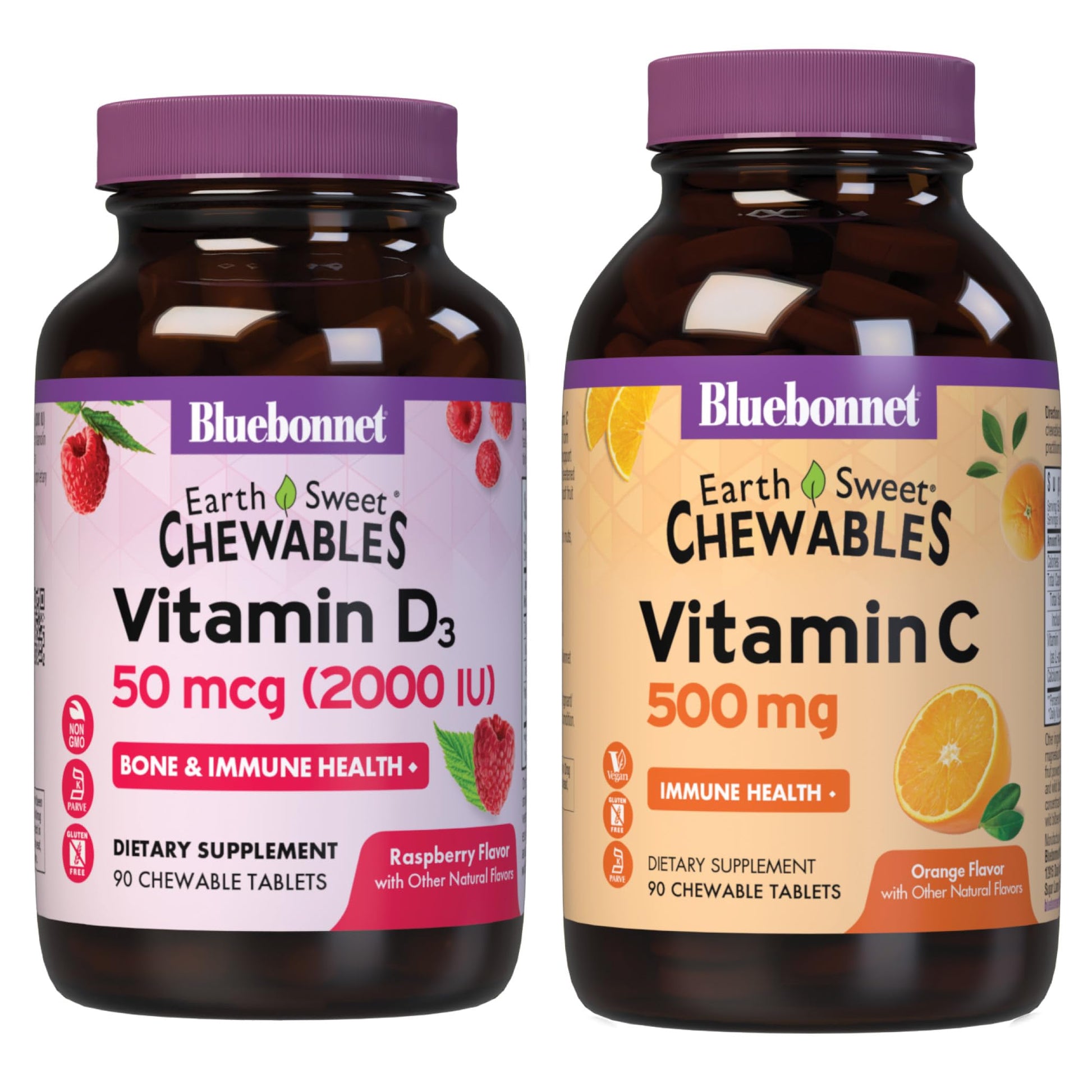 BlueBonnet Vitamin D3 2000 IU Chewables 180 Count