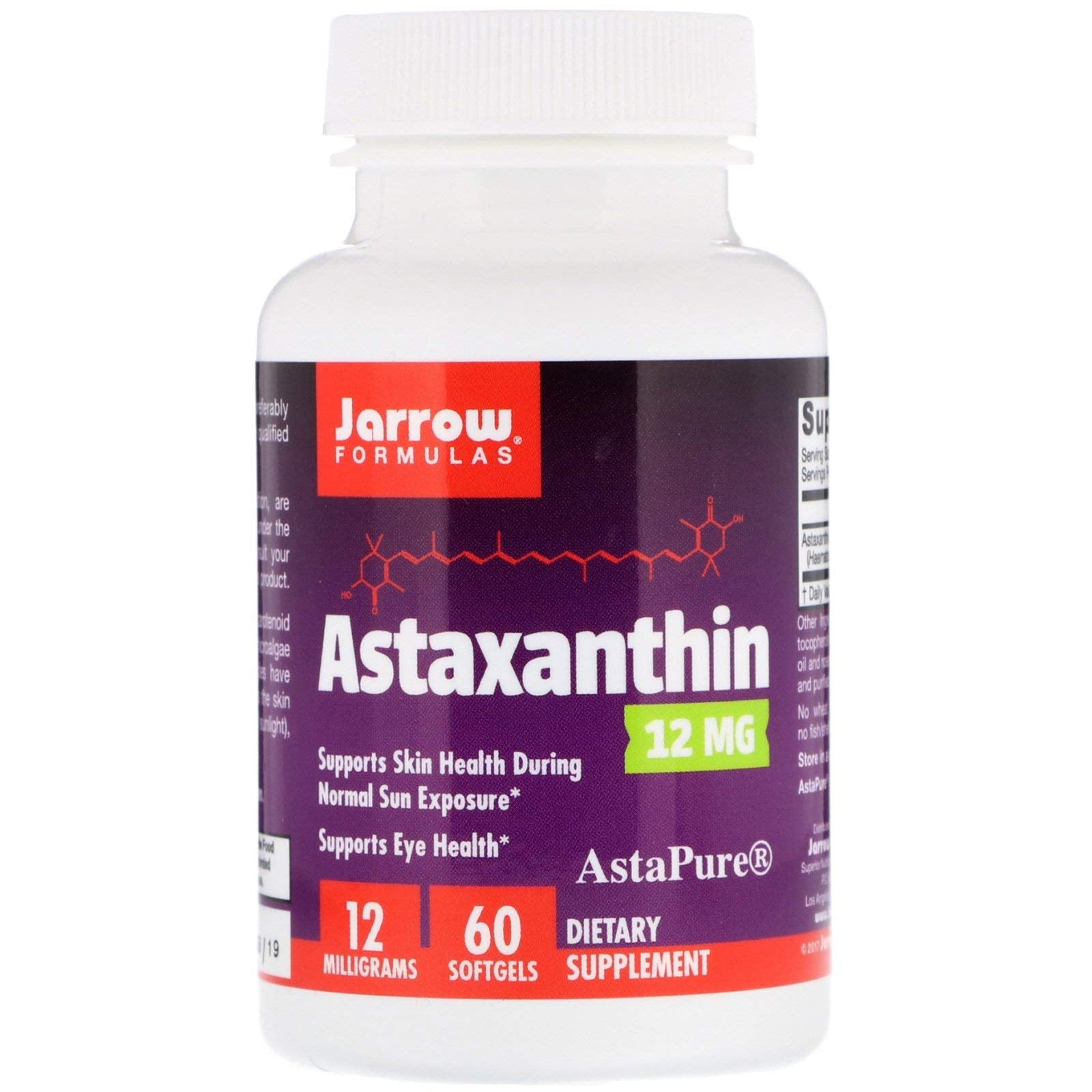 Jarrow Formulas Astaxanthin 12 mg Softgels 60 Count