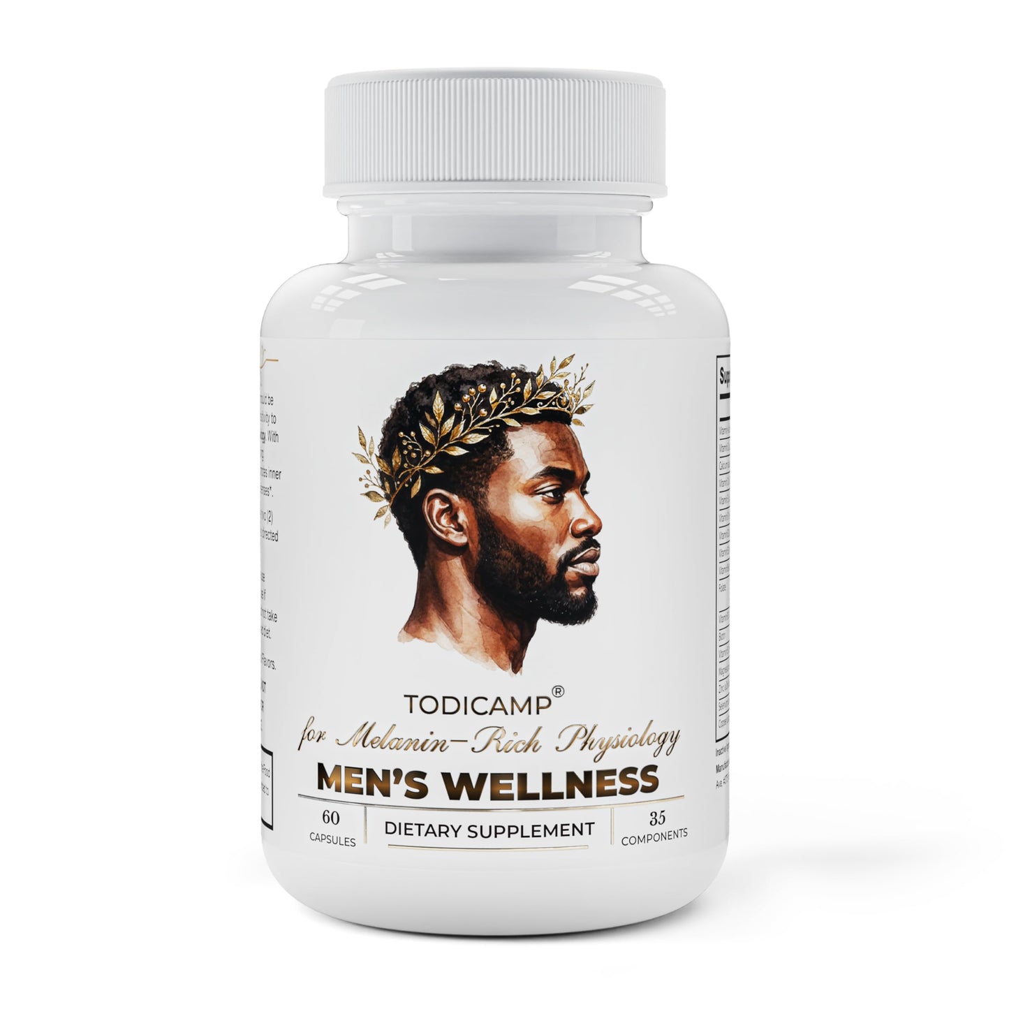 TODICAMP Multivitamin for Men Capsules, 60 Count