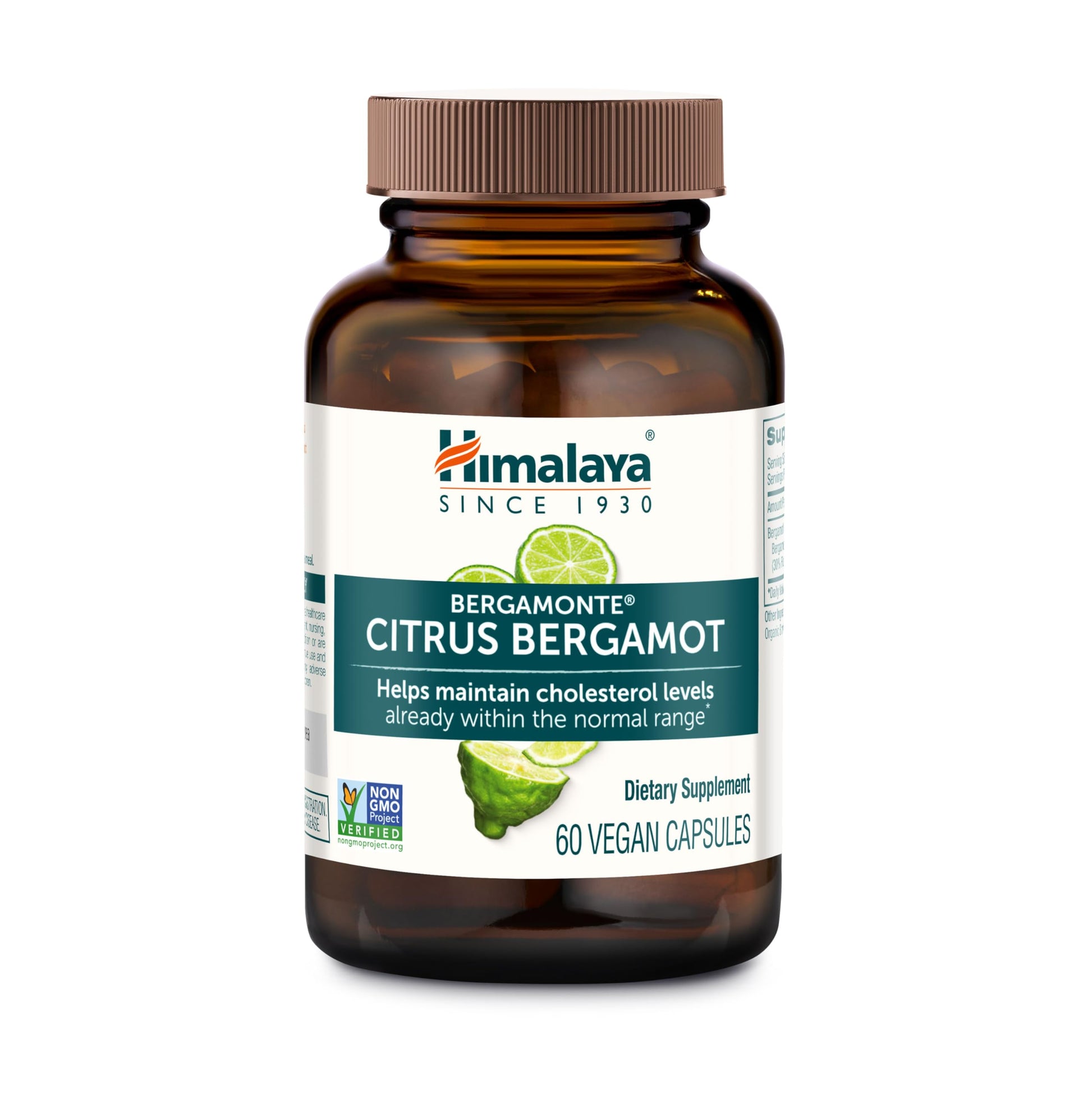 Himalaya Citrus Bergamot 500 mg Bergamonte Extract Capsules, 60 Count