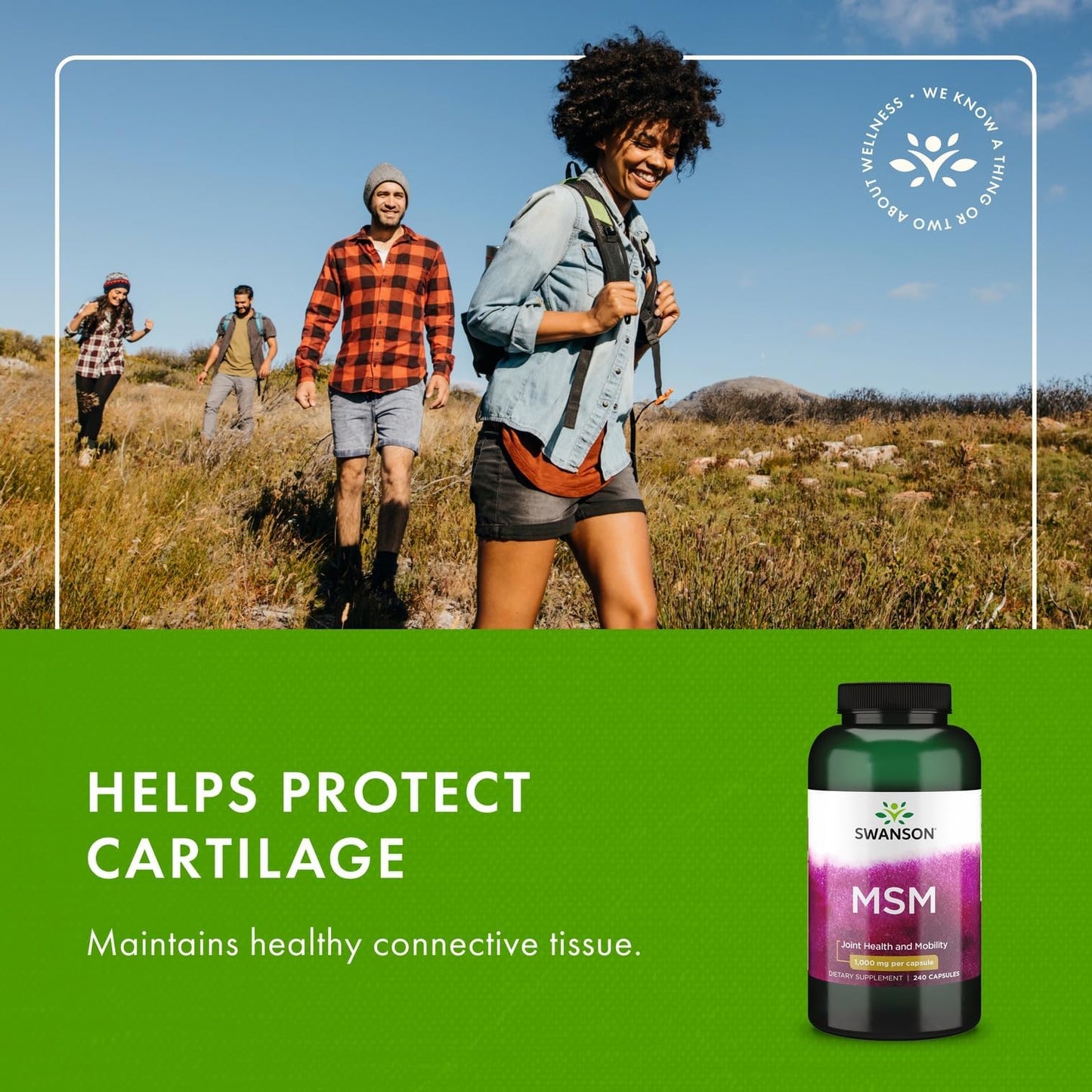 Swanson MSM - Essential Minerals for Mobility & Joint Health Capsules 720