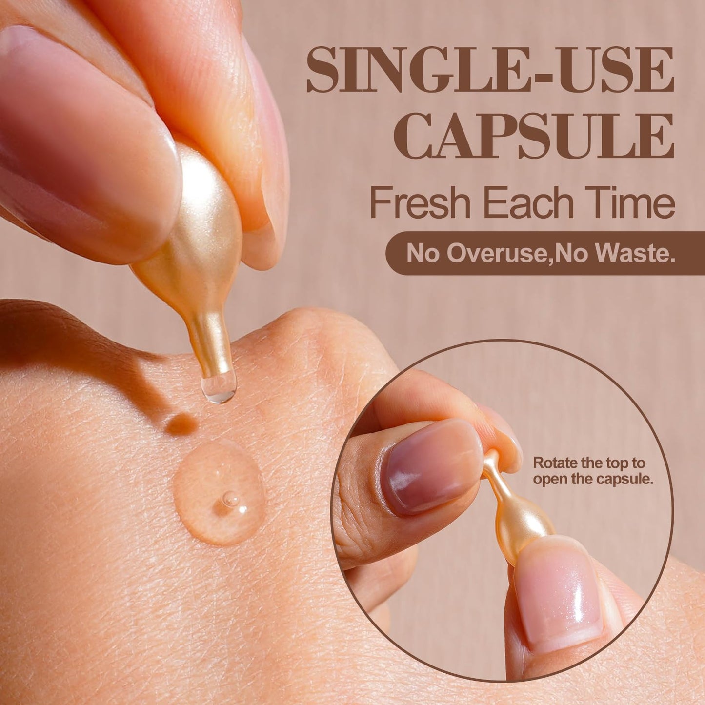 oneleaf 2-in-1 Skin Repair Vitamin E Capsules Softgel Capsule 60 Count