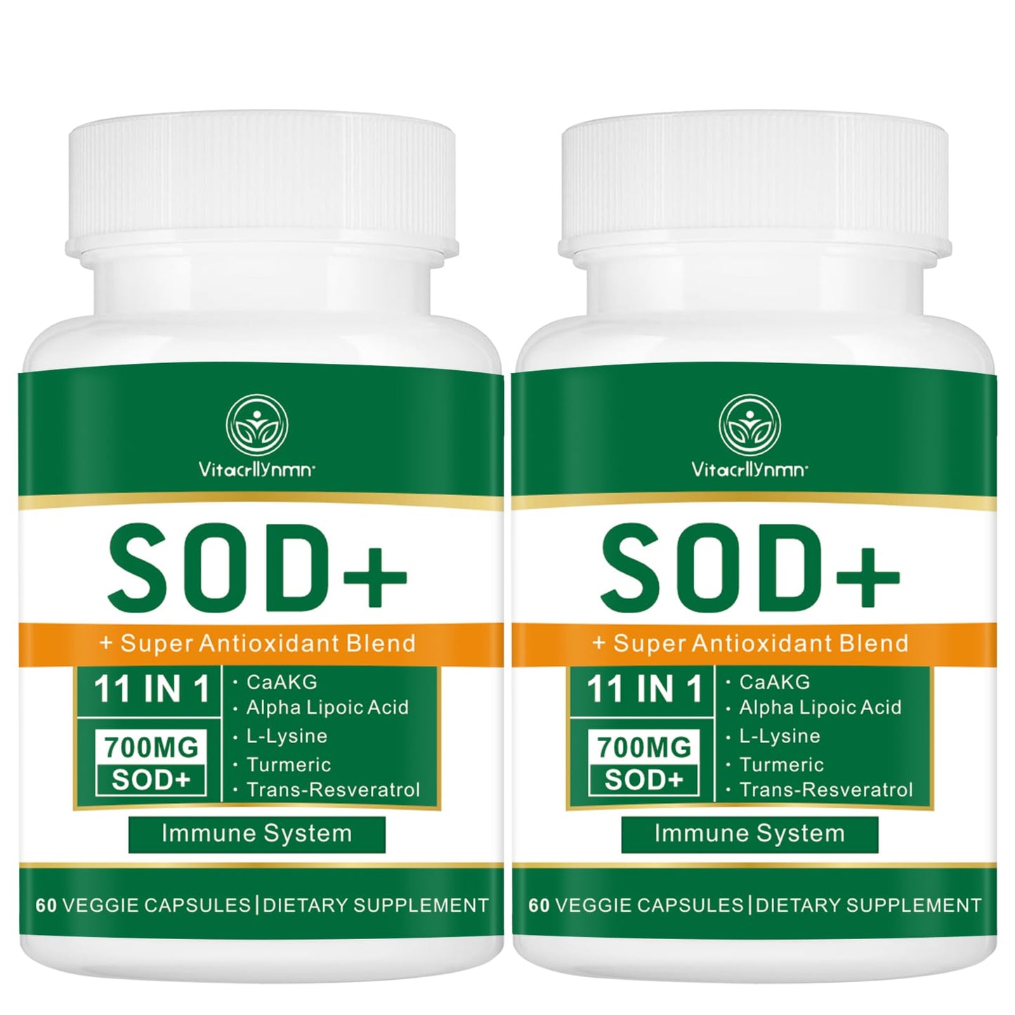 VITACRLLYNMN Sod Superoxide Dismutase Supplement Capsule 120