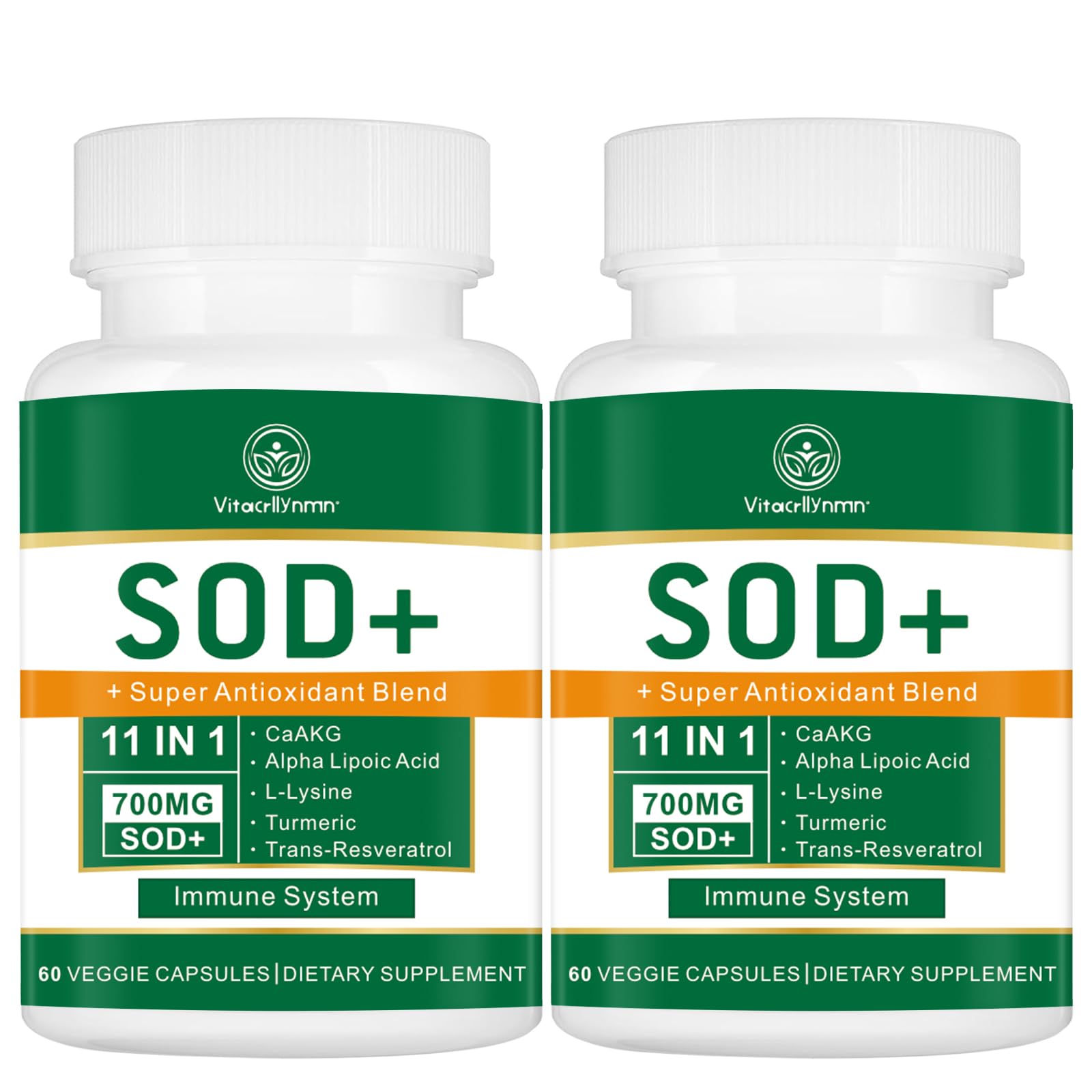VITACRLLYNMN Sod Superoxide Dismutase Supplement Capsule 120