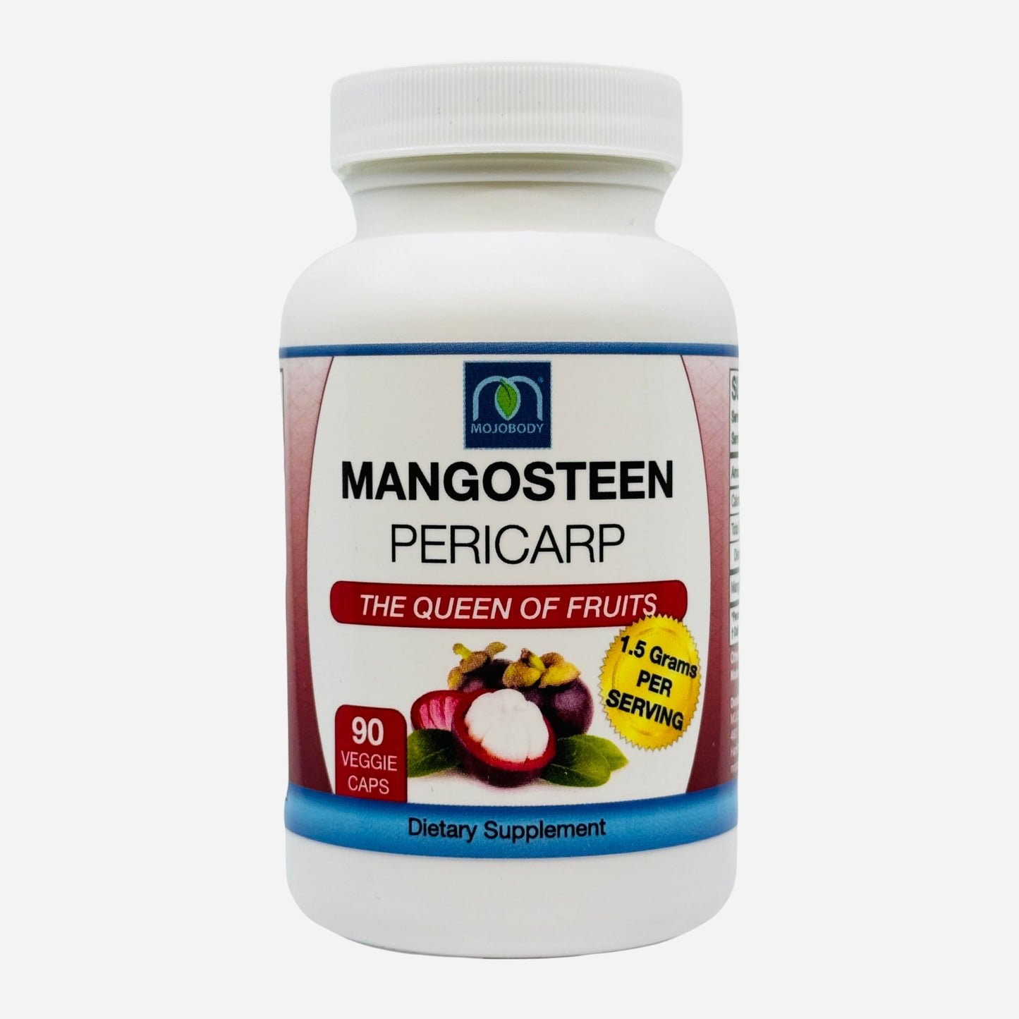 MOJObody Freeze-Dried Mangosteen Pericarp Capsules, 90 Count