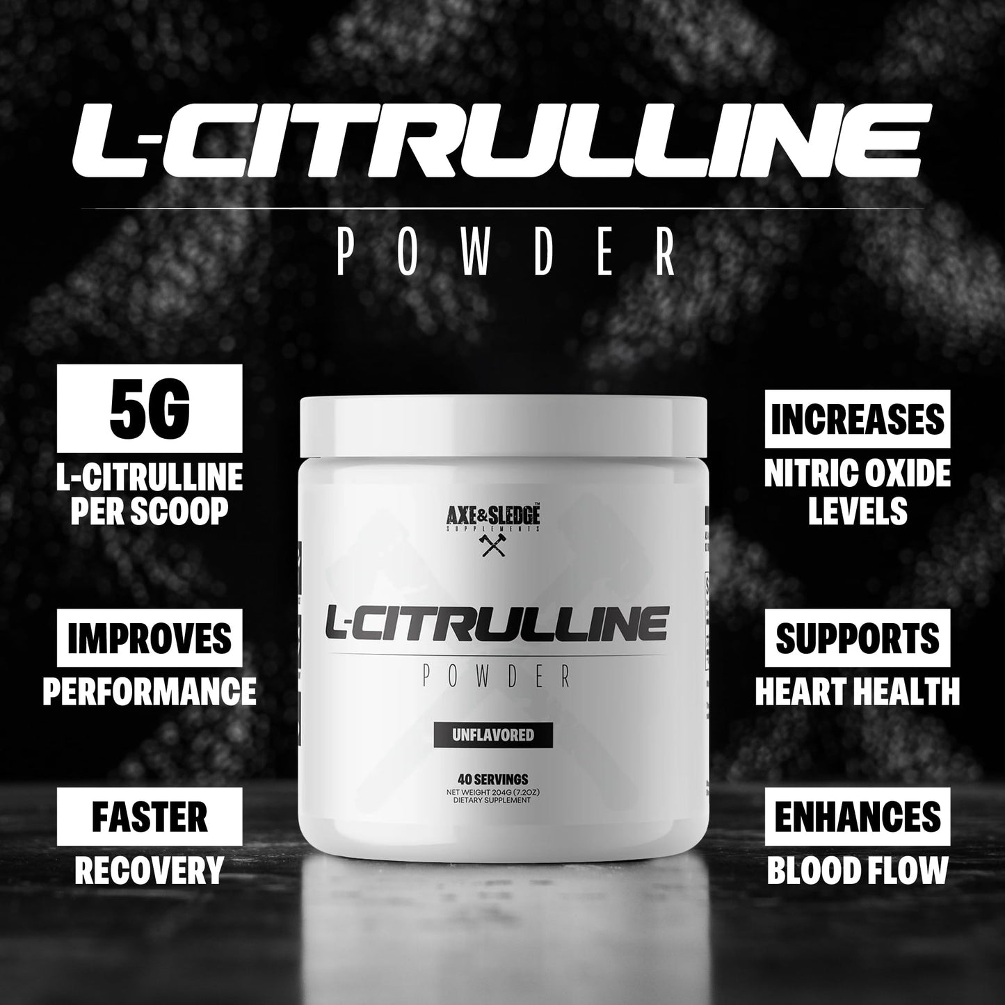 Axe & Sledge Basics Citrulline Powder 7.05 oz