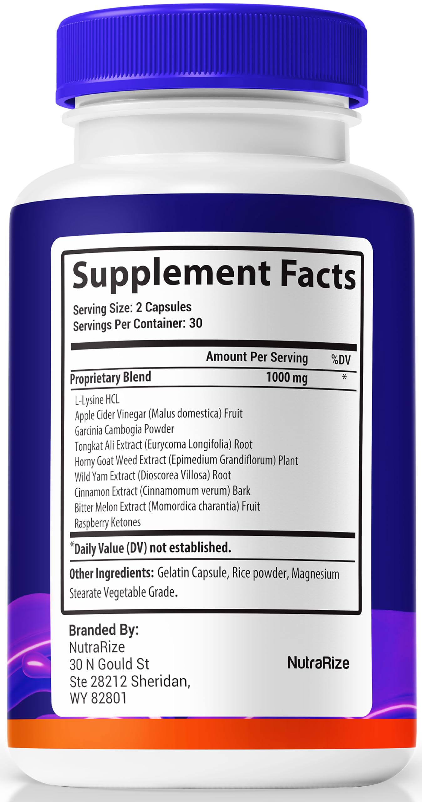 NutraRize Viril Valor XL Capsules 120 Capsules