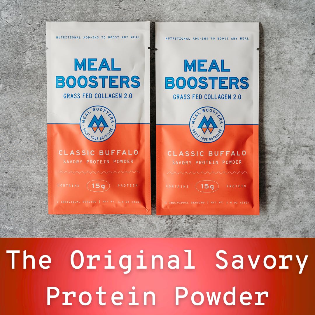 Meal Boosters Savory Buffalo Protein Powder 8.4 oz
