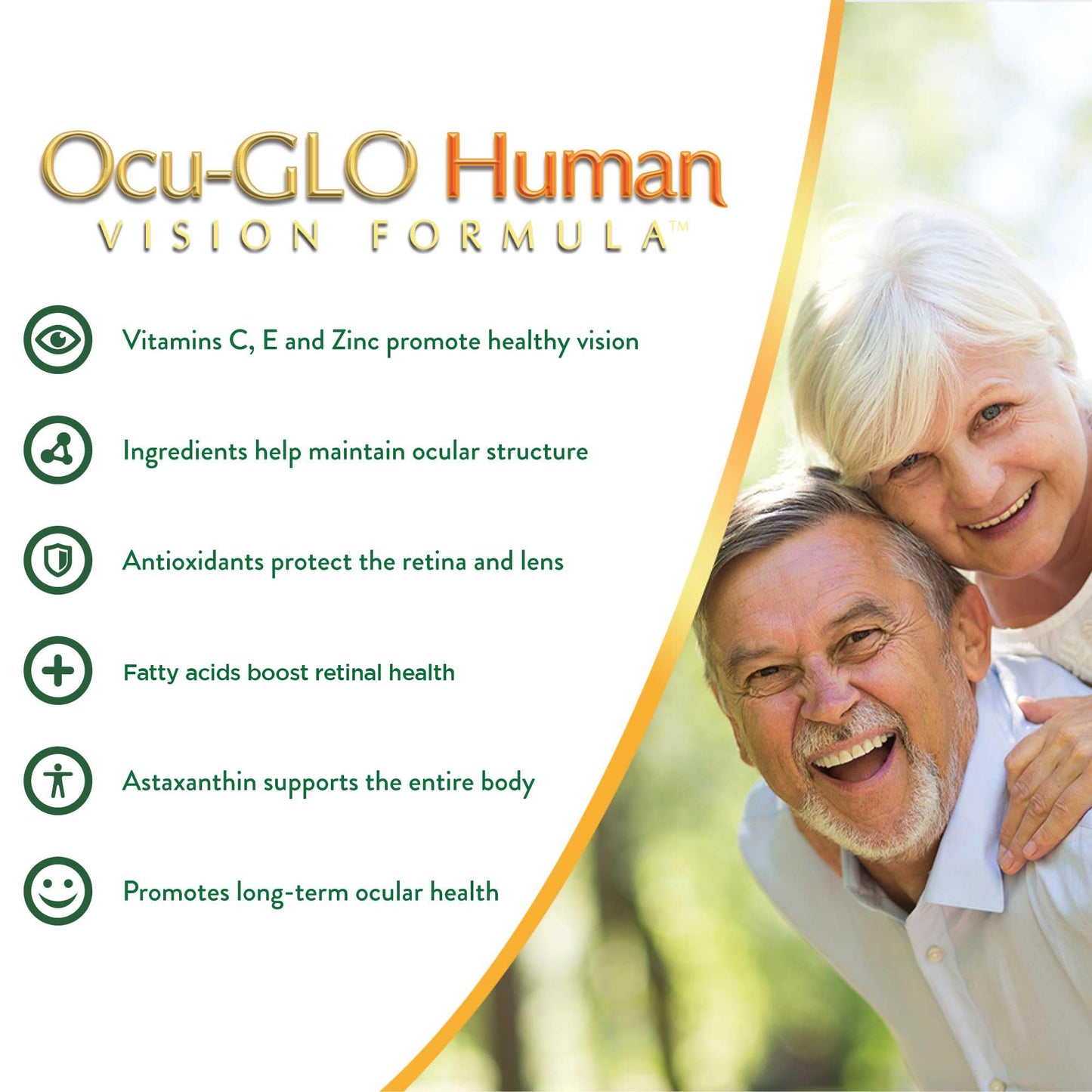 Ocu-GLO Human Vision Formula Eye Health Support Capsules, 90 Count