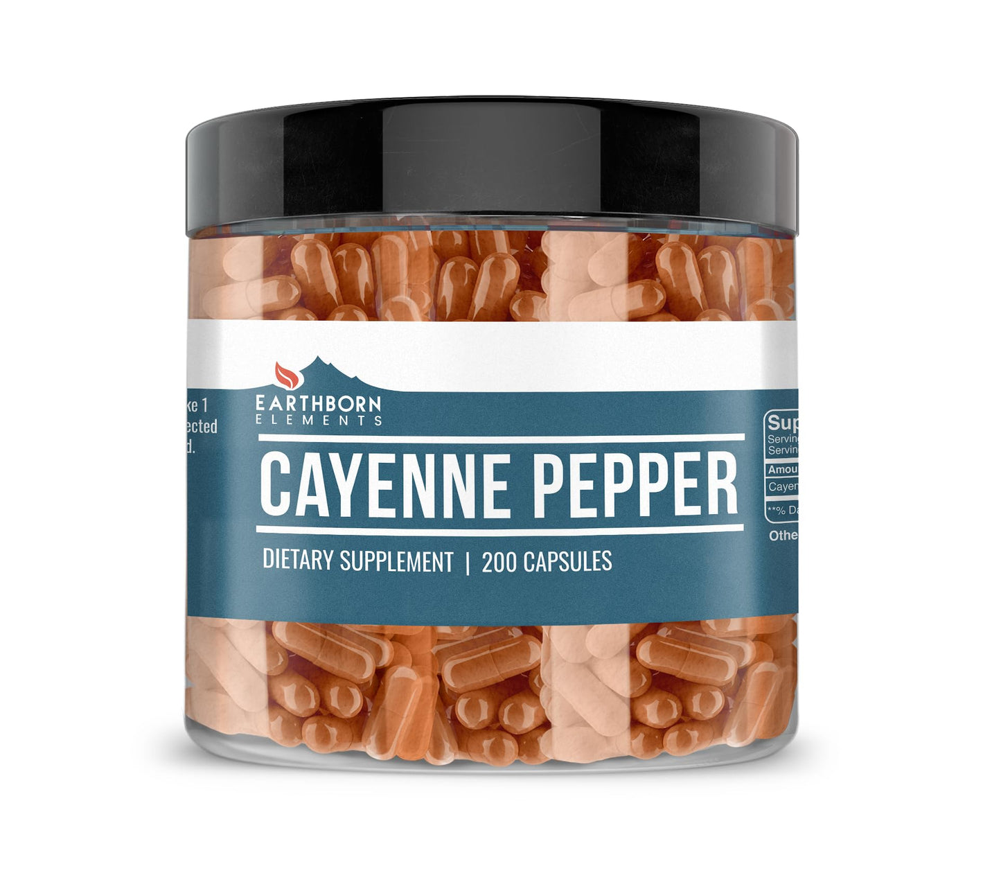 Earthborn Elements Cayenne Pepper Capsules 200