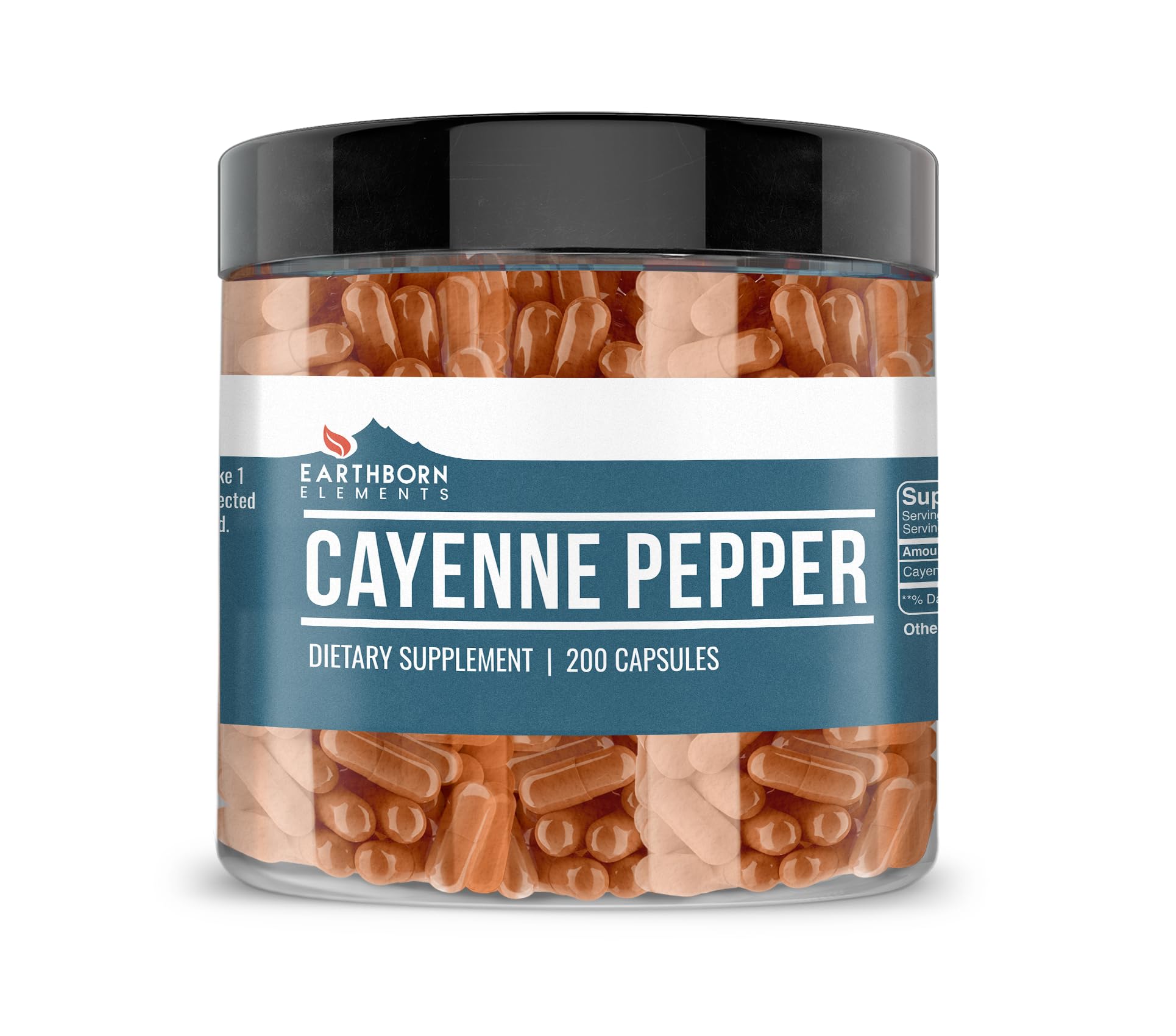 Earthborn Elements Cayenne Pepper Capsules 200