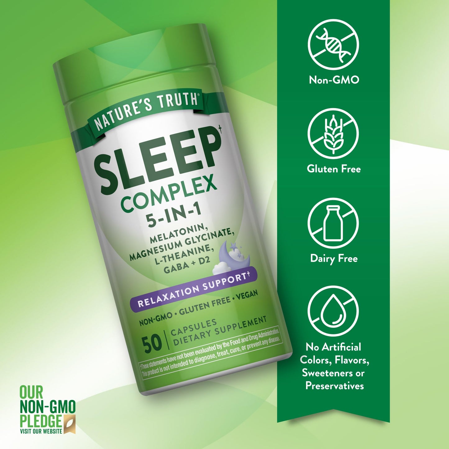 Nature's Truth Melatonin Complex Capsule, 50 Count