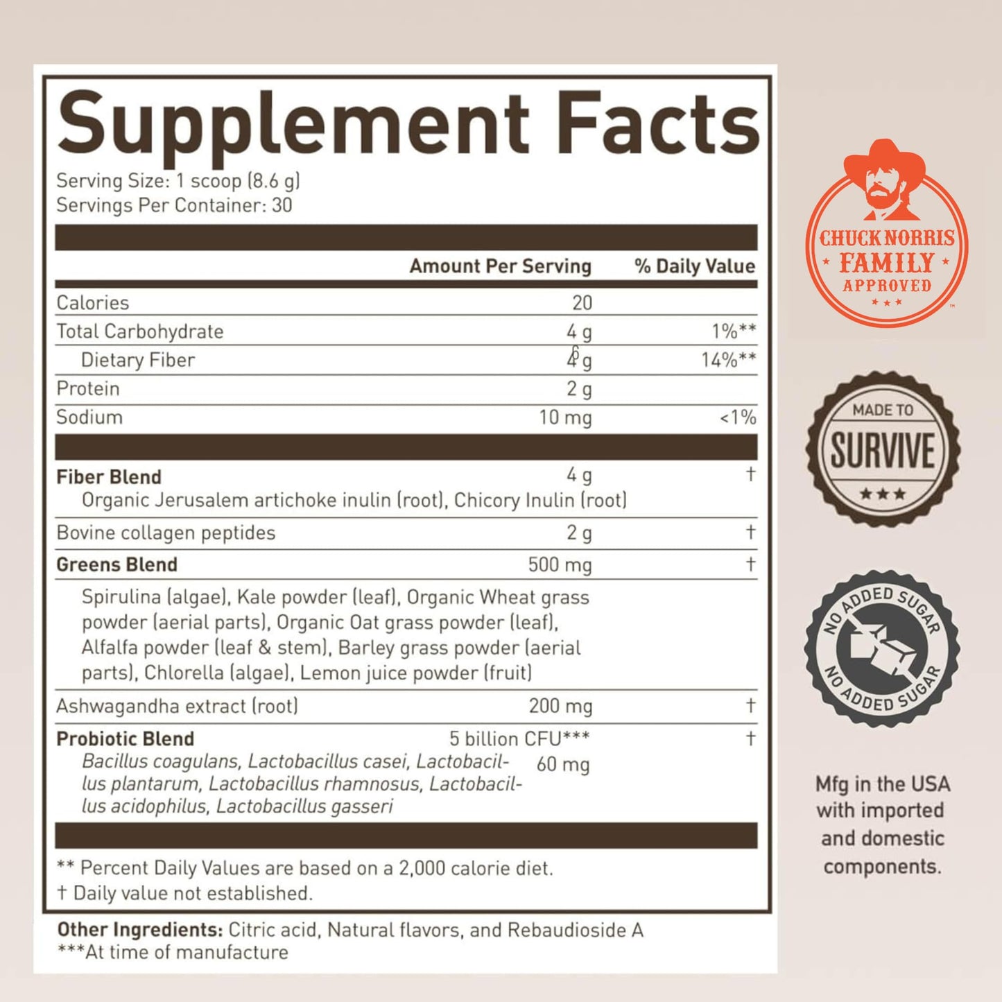 Roundhouse Provision Morning Kick Greens Strawberry Lemonade Powder 9.1 Ounce (Pack of 1)