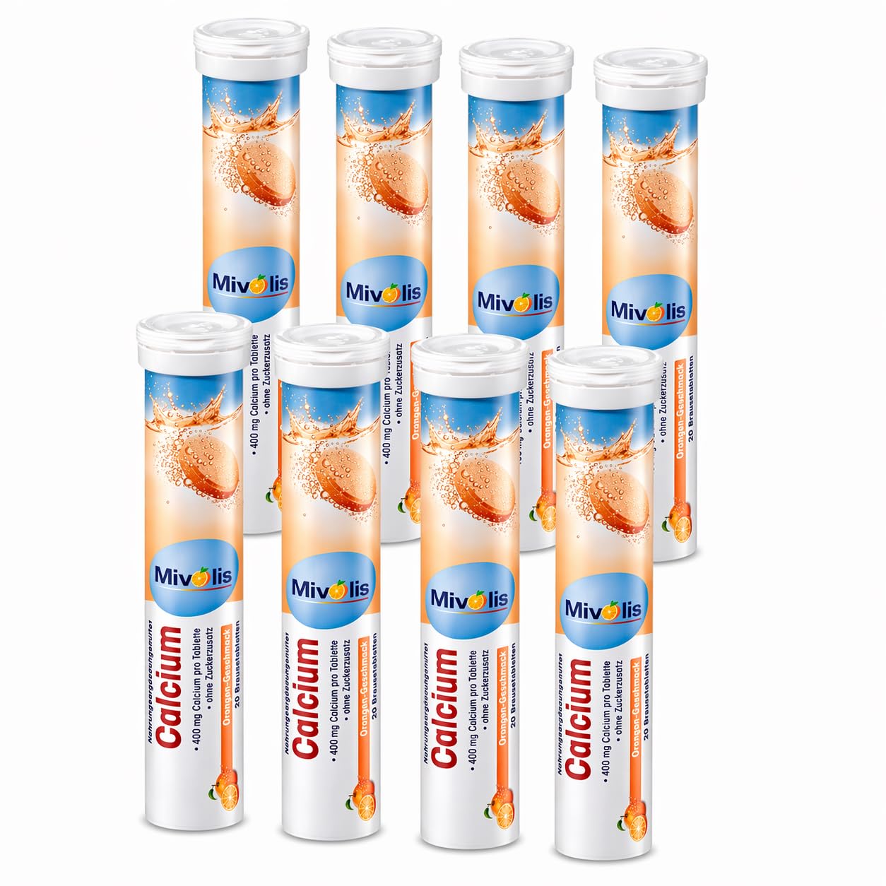 Generic MivlisVitamins Calcum-8 Soluble Tablets, 20 Count