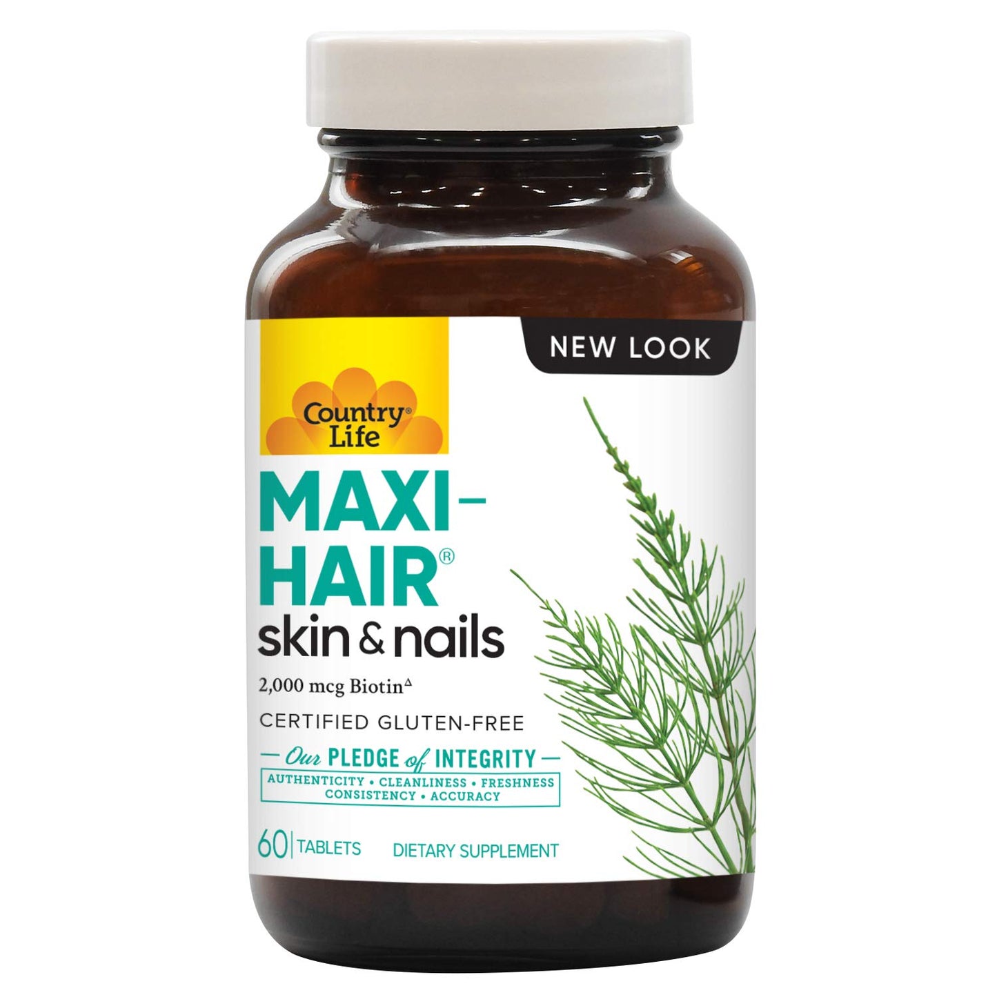 Country Life Maxi-Hair Time Release 120 Tablets