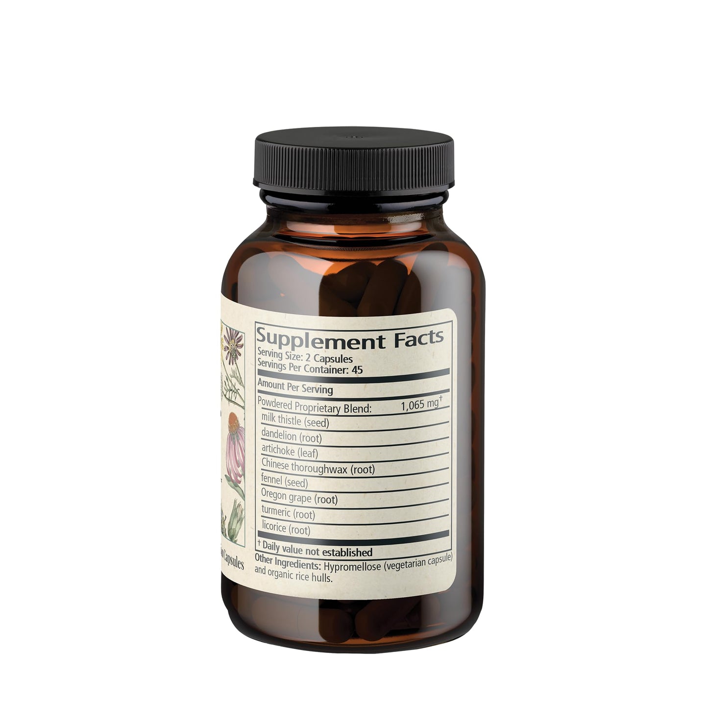 Wise Woman Herbals Great Gut Milk Thistle Capsules 90 Count