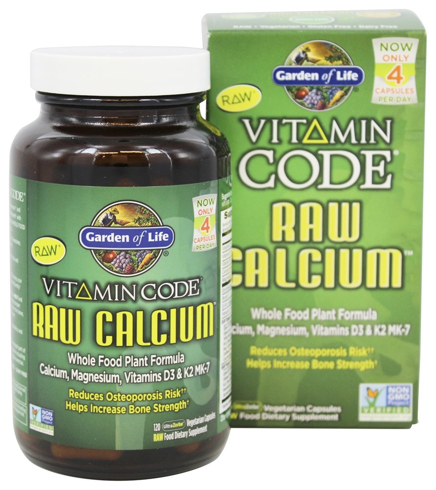 Garden of Life Vitamin Code RAW Calcium Capsule 120 Count