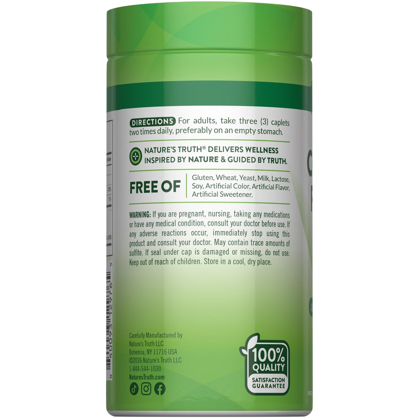 Nature's Truth Multi Collagen Peptide Caplets 90 Count